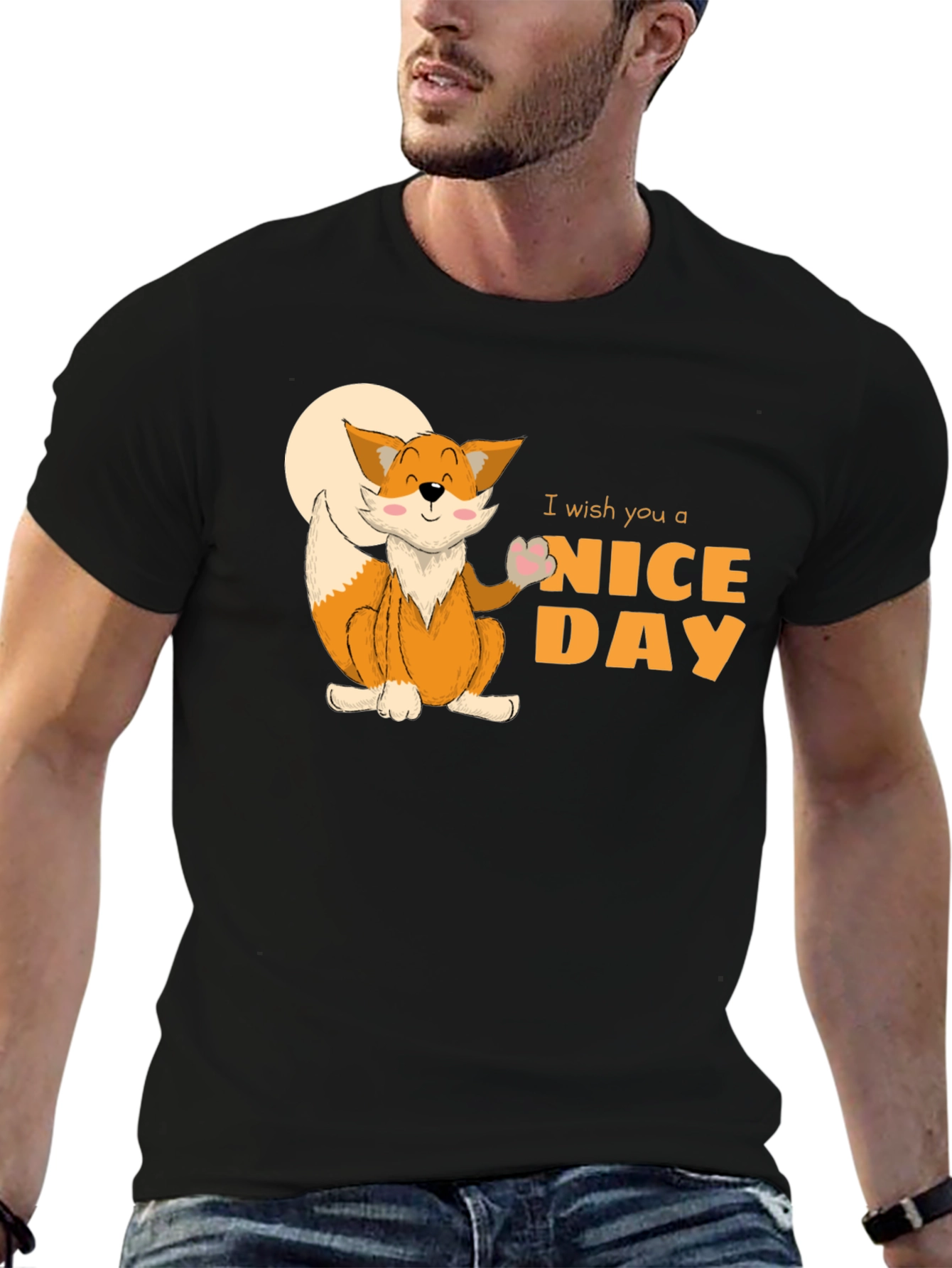 Nice Day Fox Graphic T-Shirt
