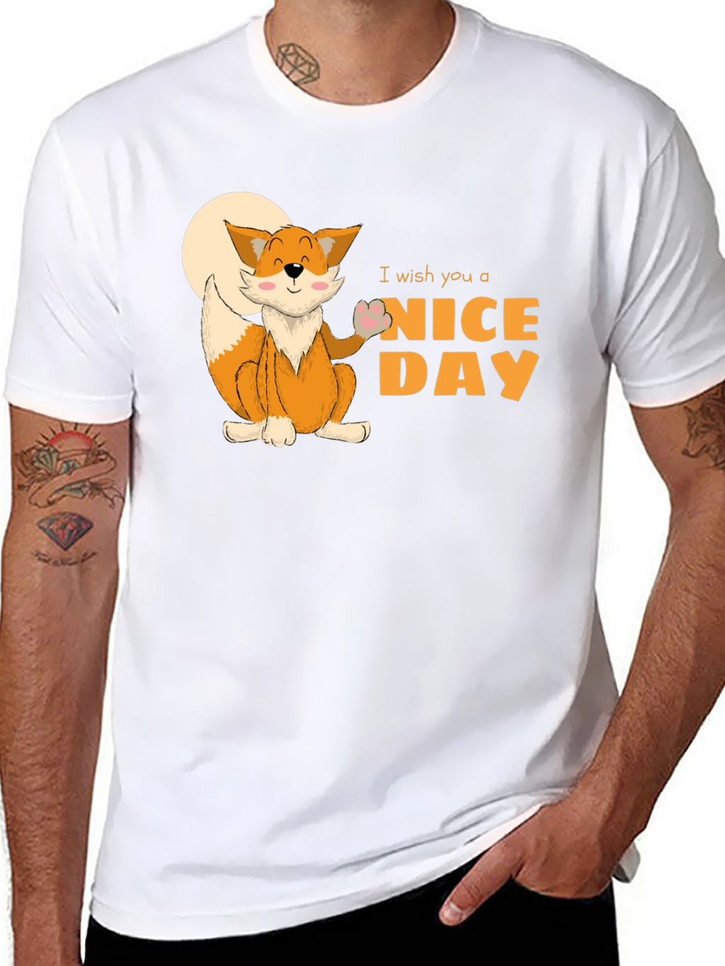 Nice Day Fox Graphic T-Shirt