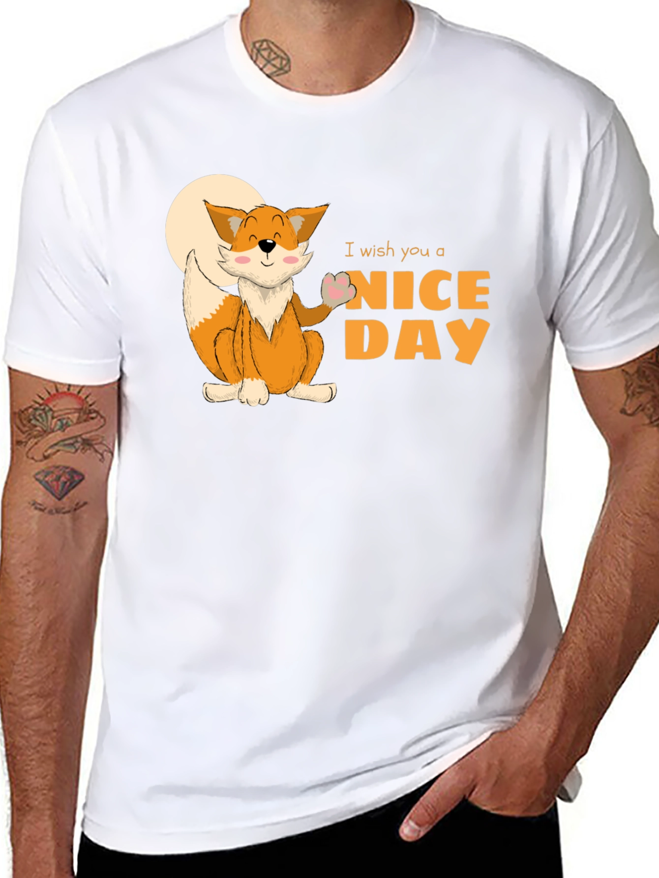 Nice Day Fox Graphic T-Shirt