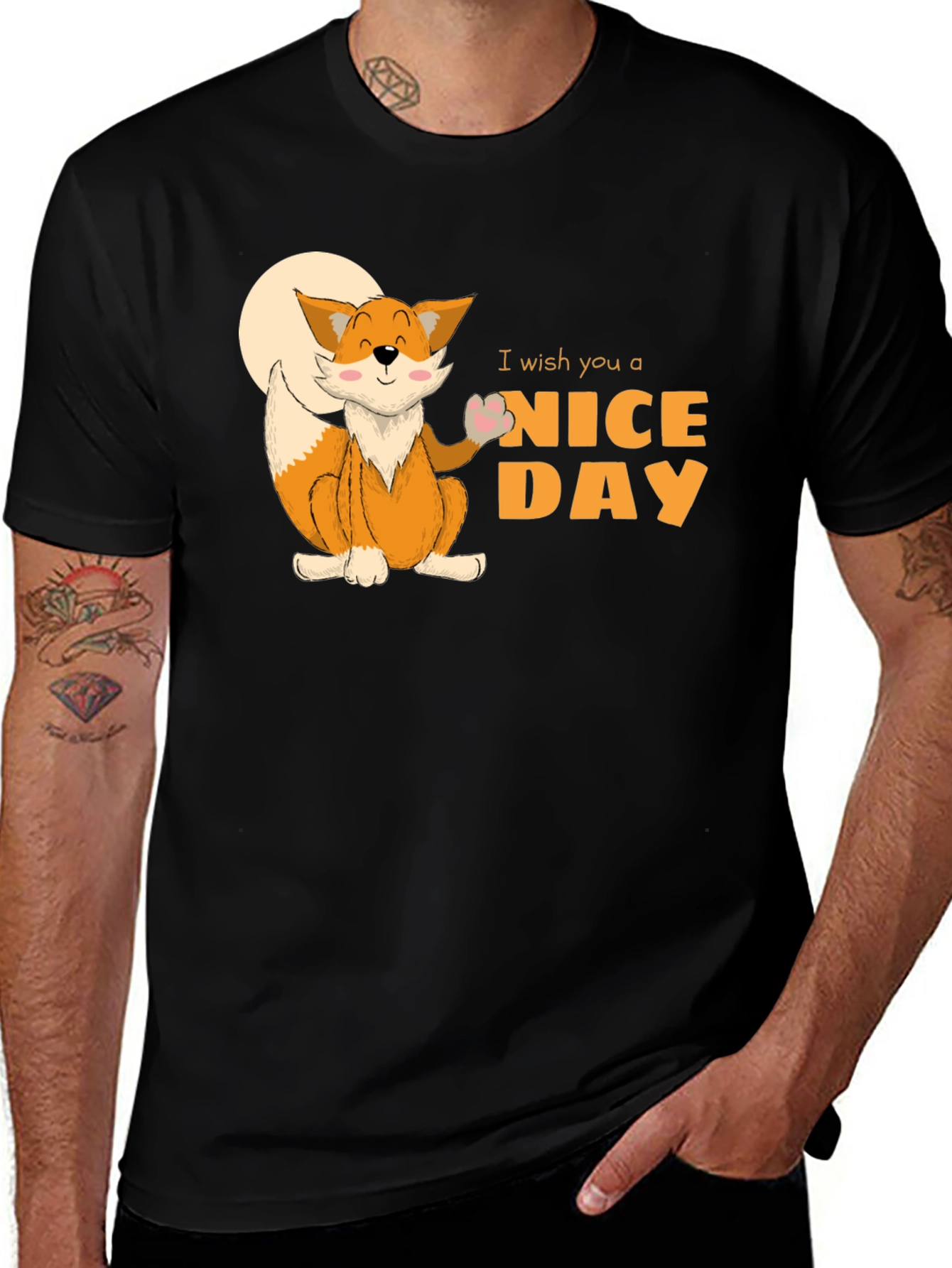 Nice Day Fox Graphic T-Shirt