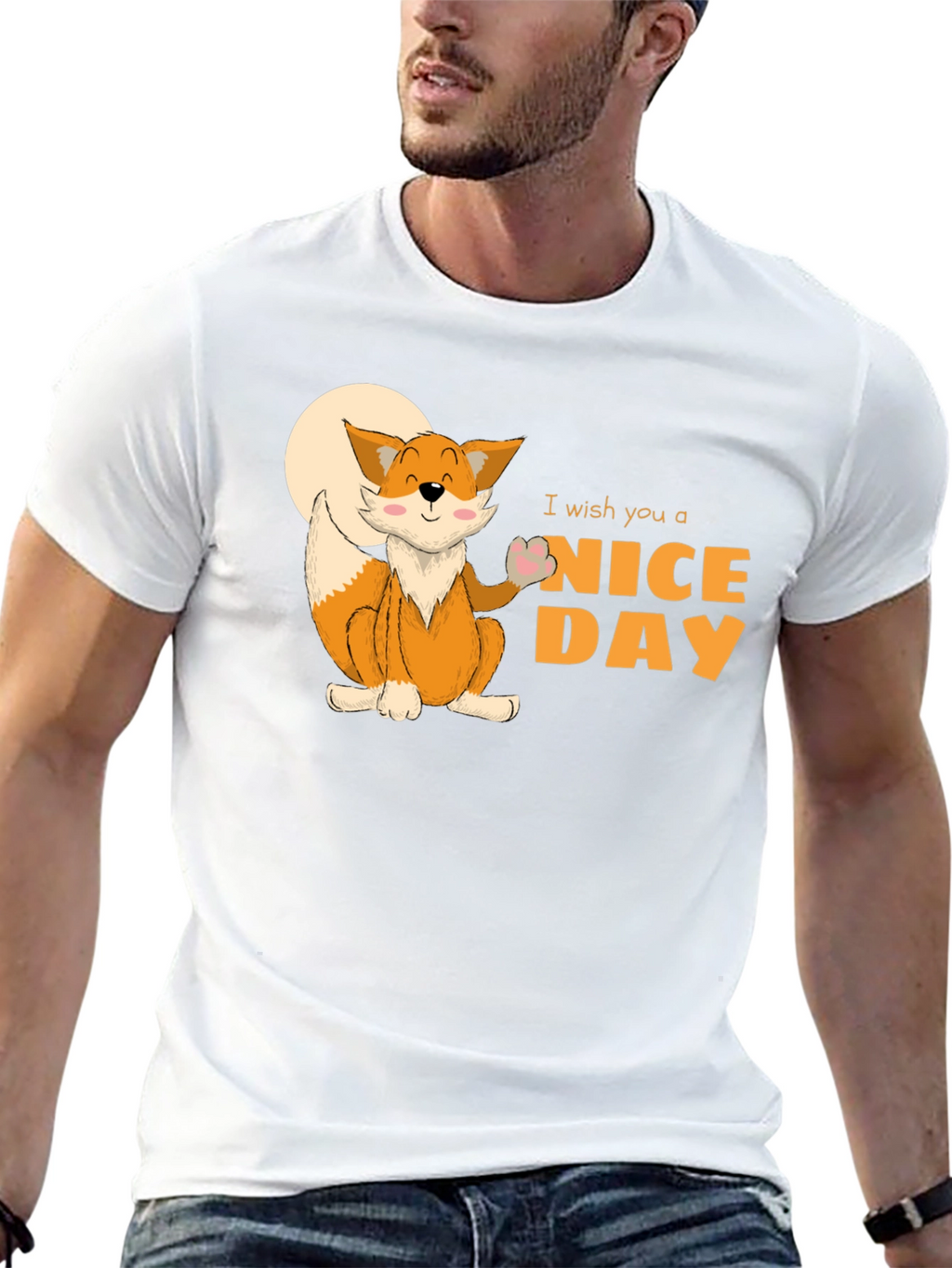 Nice Day Fox Graphic T-Shirt
