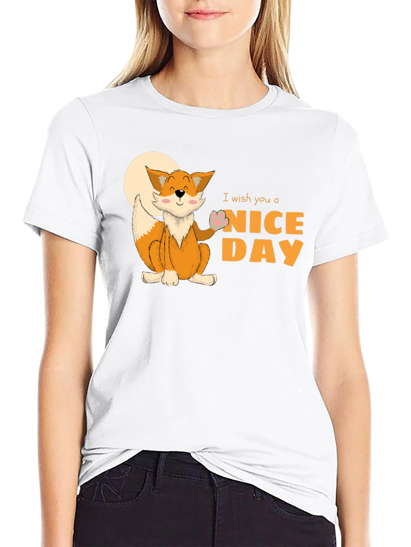 Nice Day Fox Graphic T-Shirt