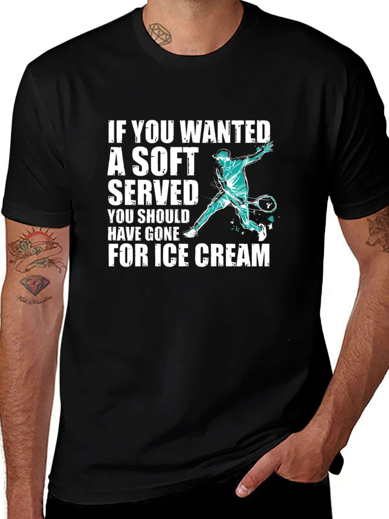 Funny Tennis T-Shirt: If You Wanted a Soft Serve