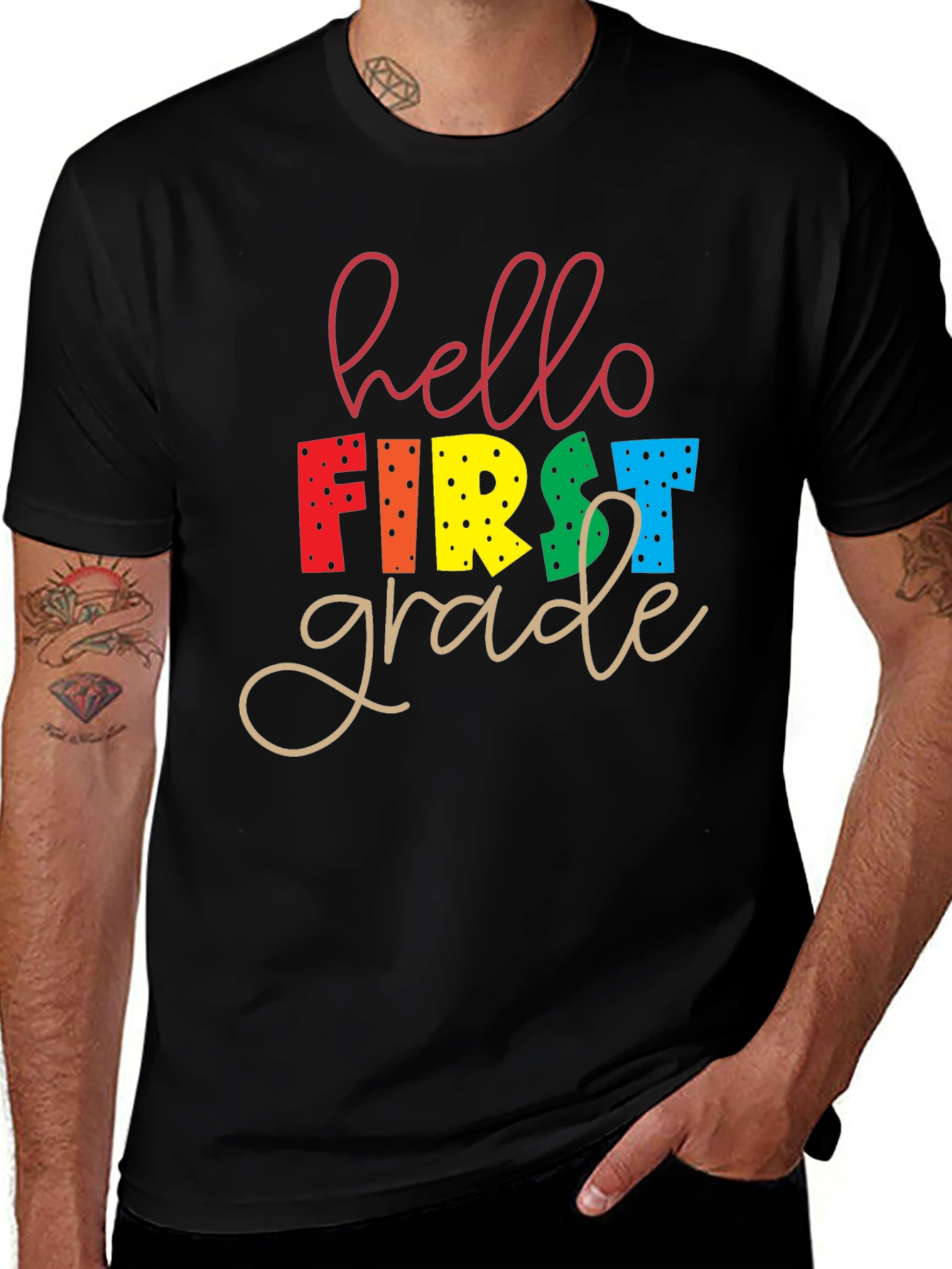 Hello First Grade T-Shirt - Back to School