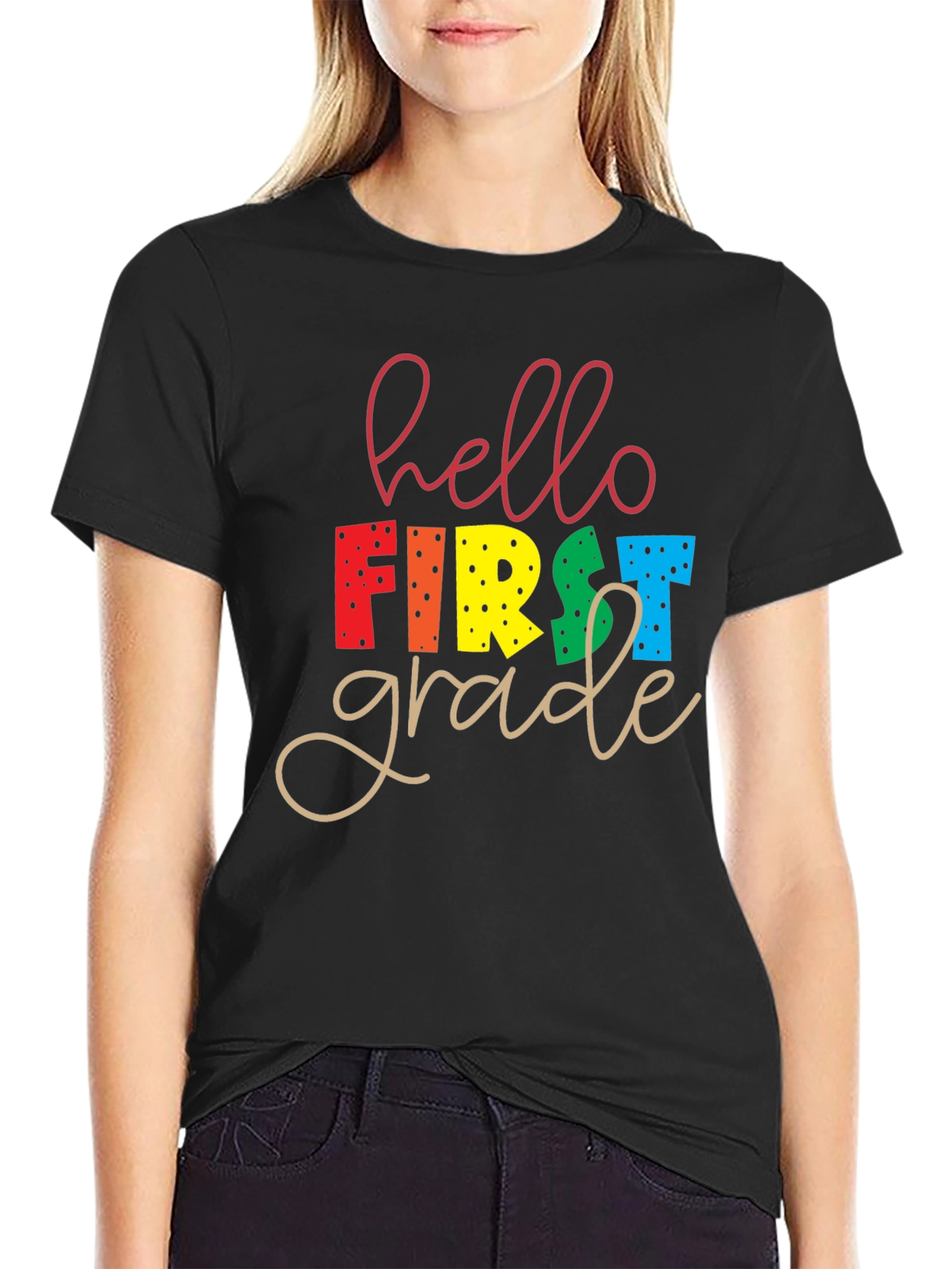 Hello First Grade T-Shirt - Back to School