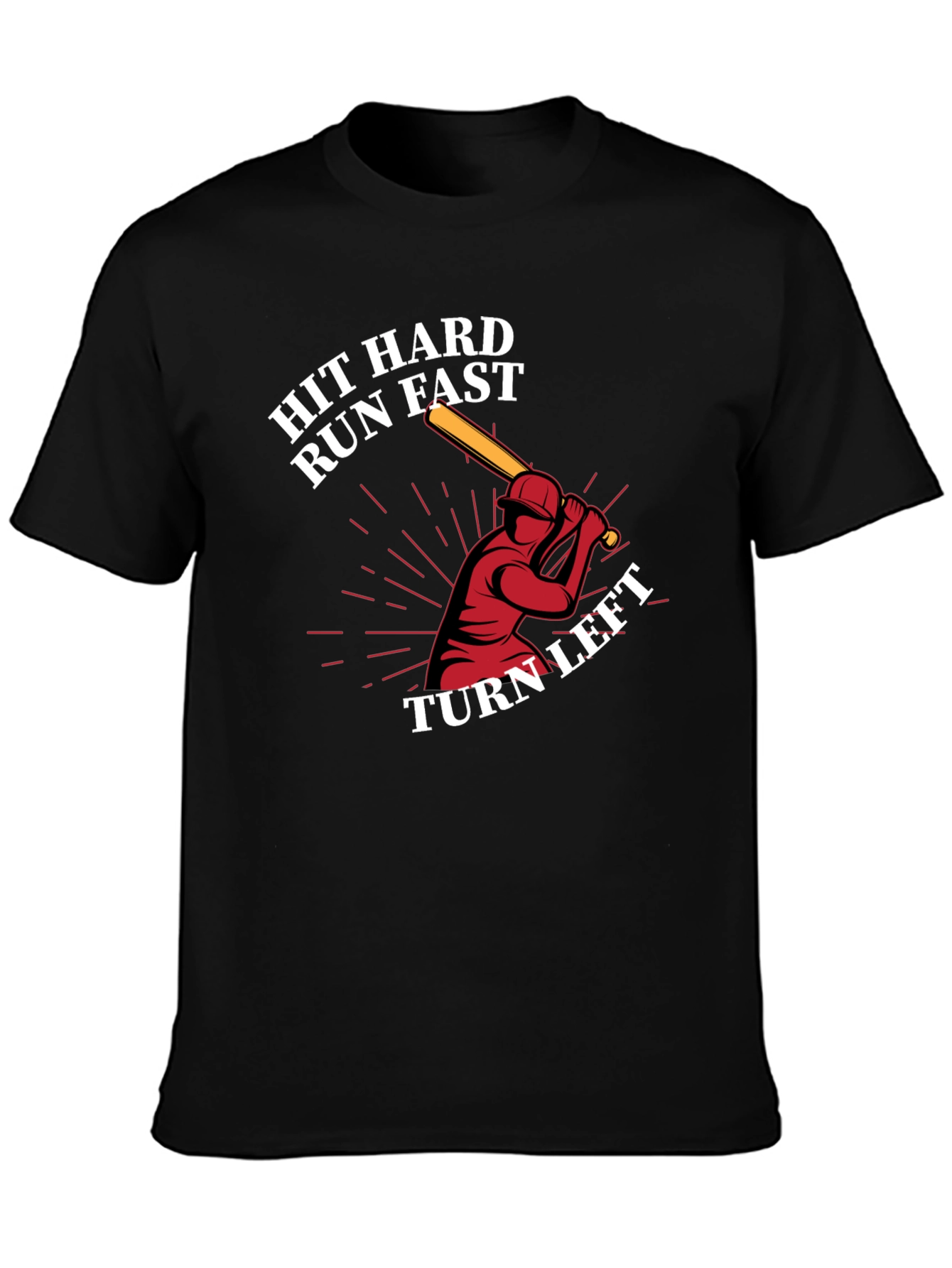 Hit Hard Run Fast Graphic Tee