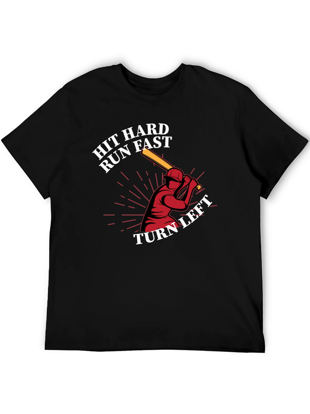 Hit Hard Run Fast Graphic Tee
