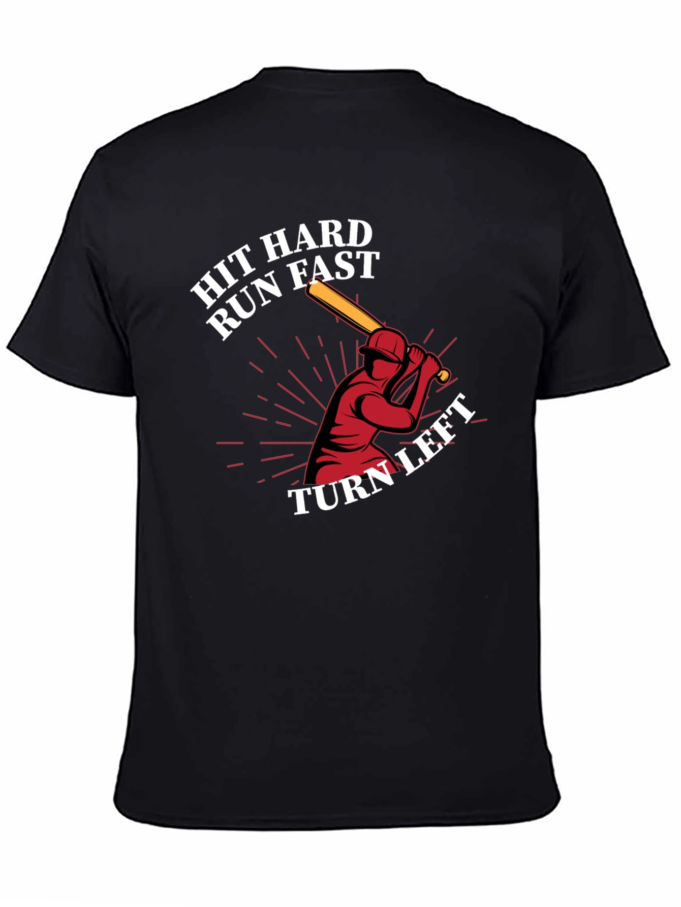 Hit Hard Run Fast Graphic Tee
