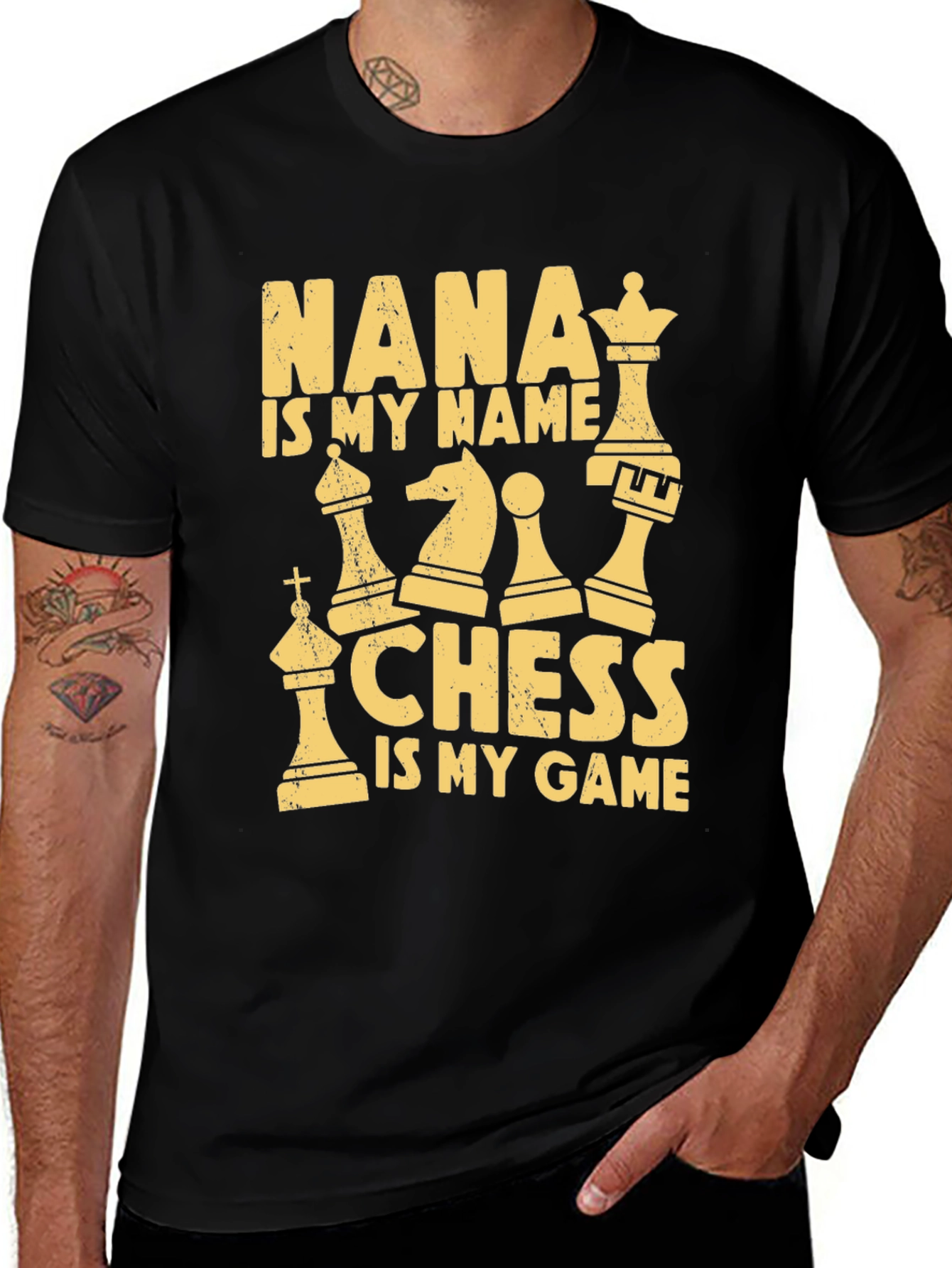 Nana Chess T-Shirt - My Name My Game