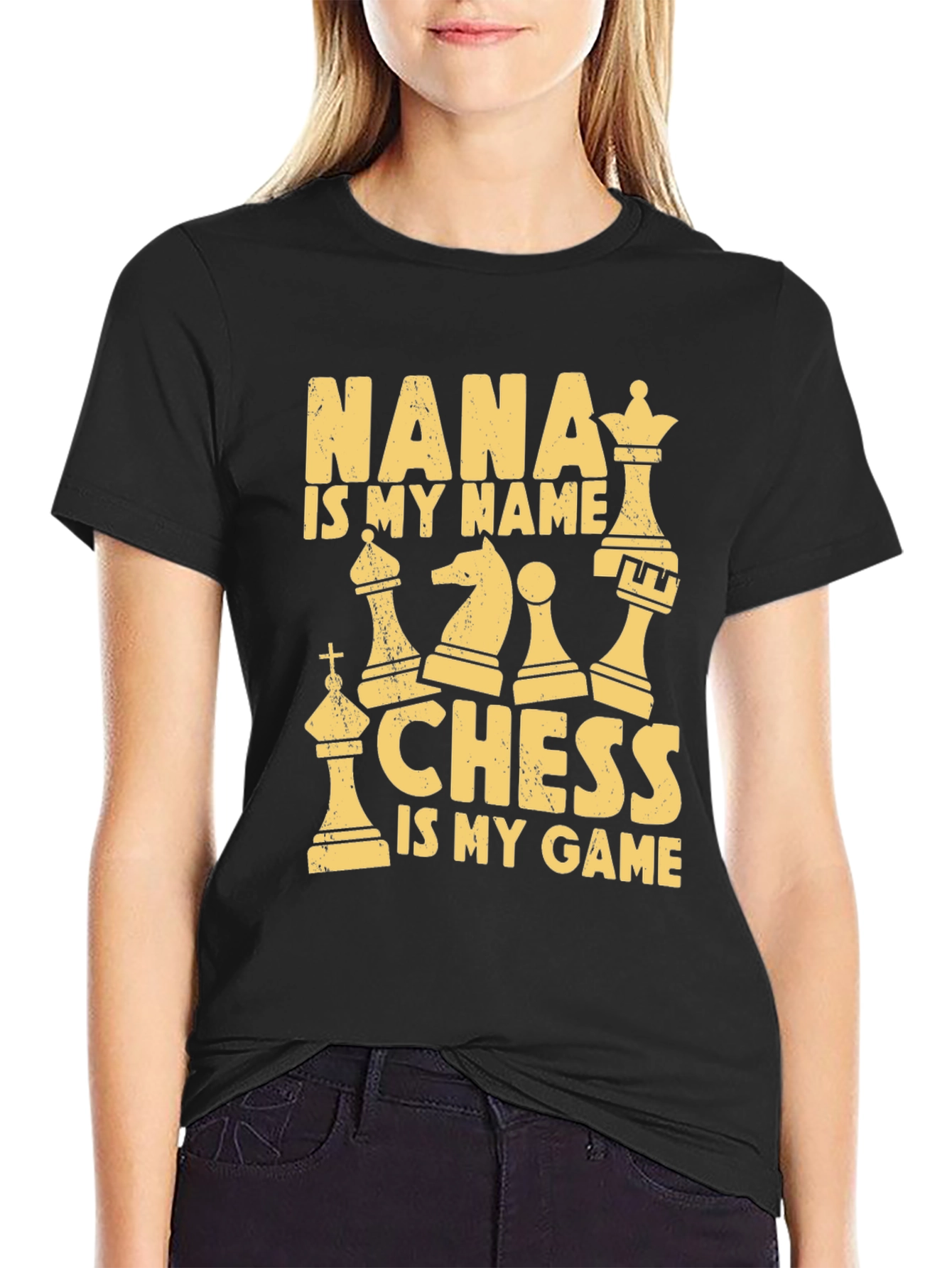 Nana Chess T-Shirt - My Name My Game