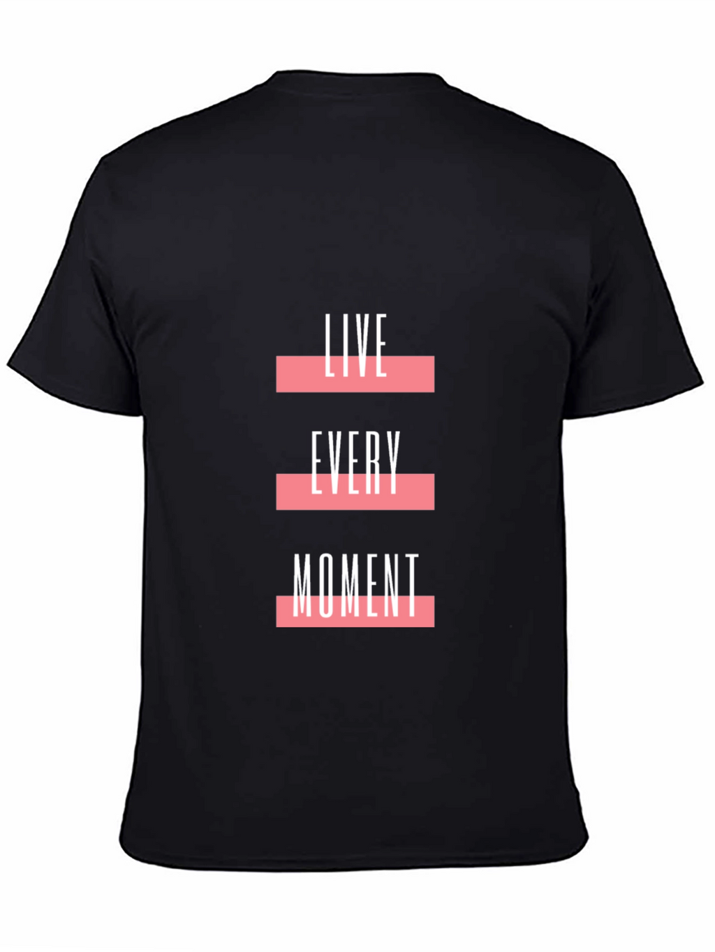Live Every Moment Graphic Tee - Black