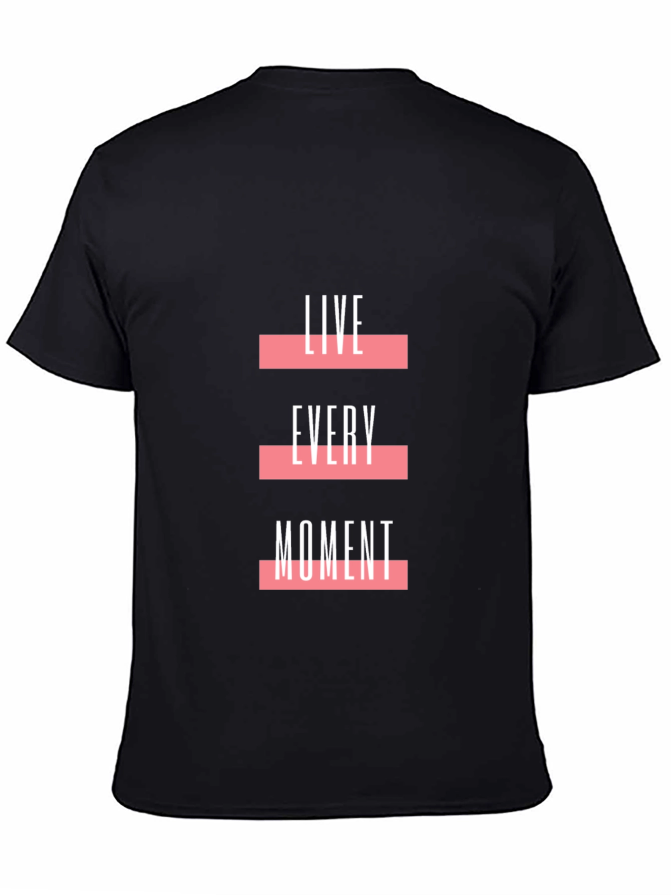 Live Every Moment Graphic Tee - Black