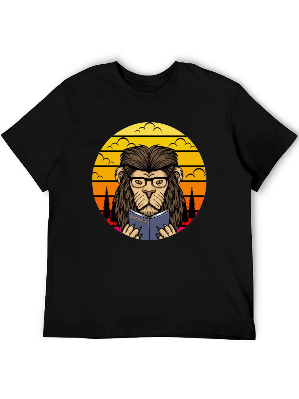 Lion Godfather Book T-Shirt