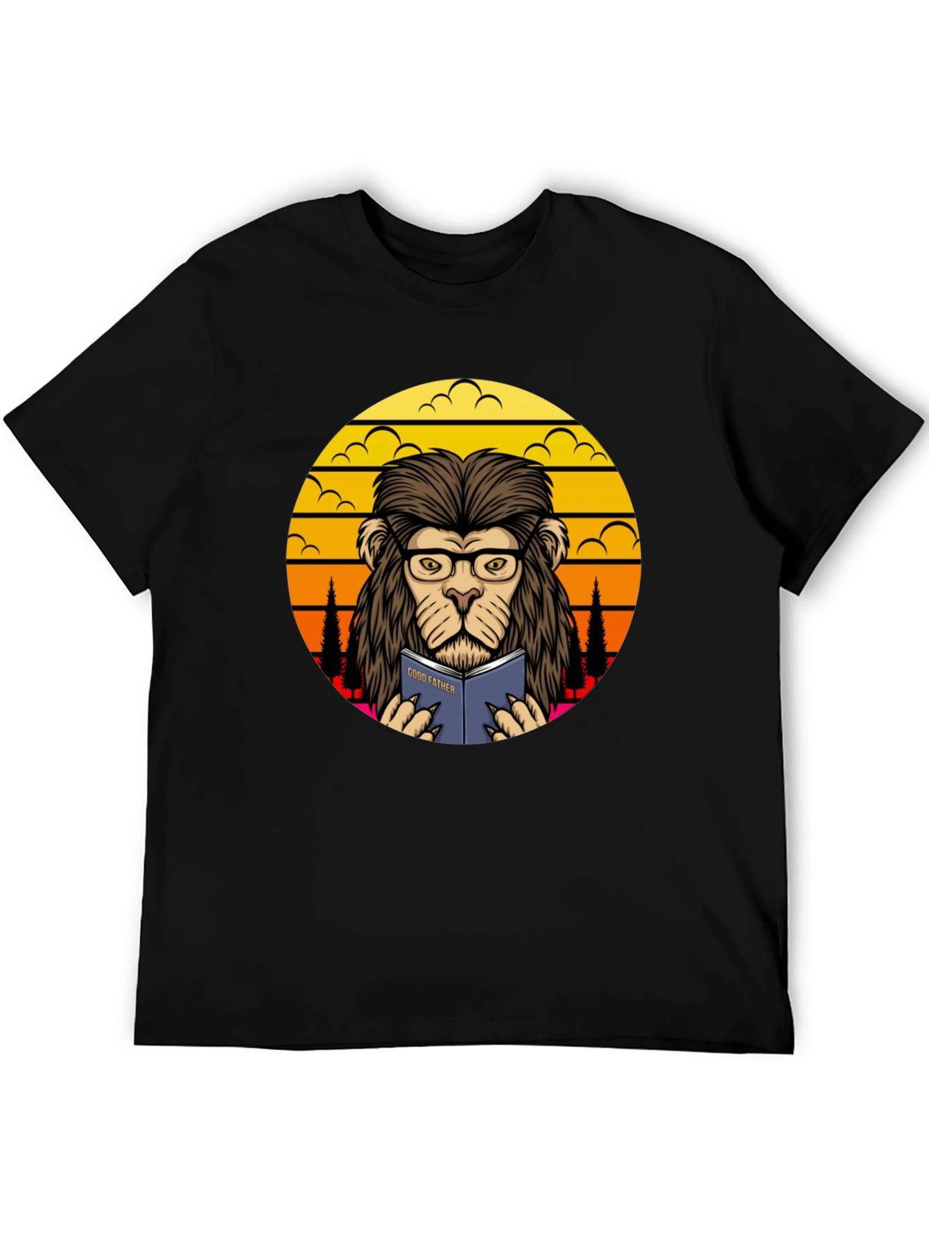 Lion Godfather Book T-Shirt