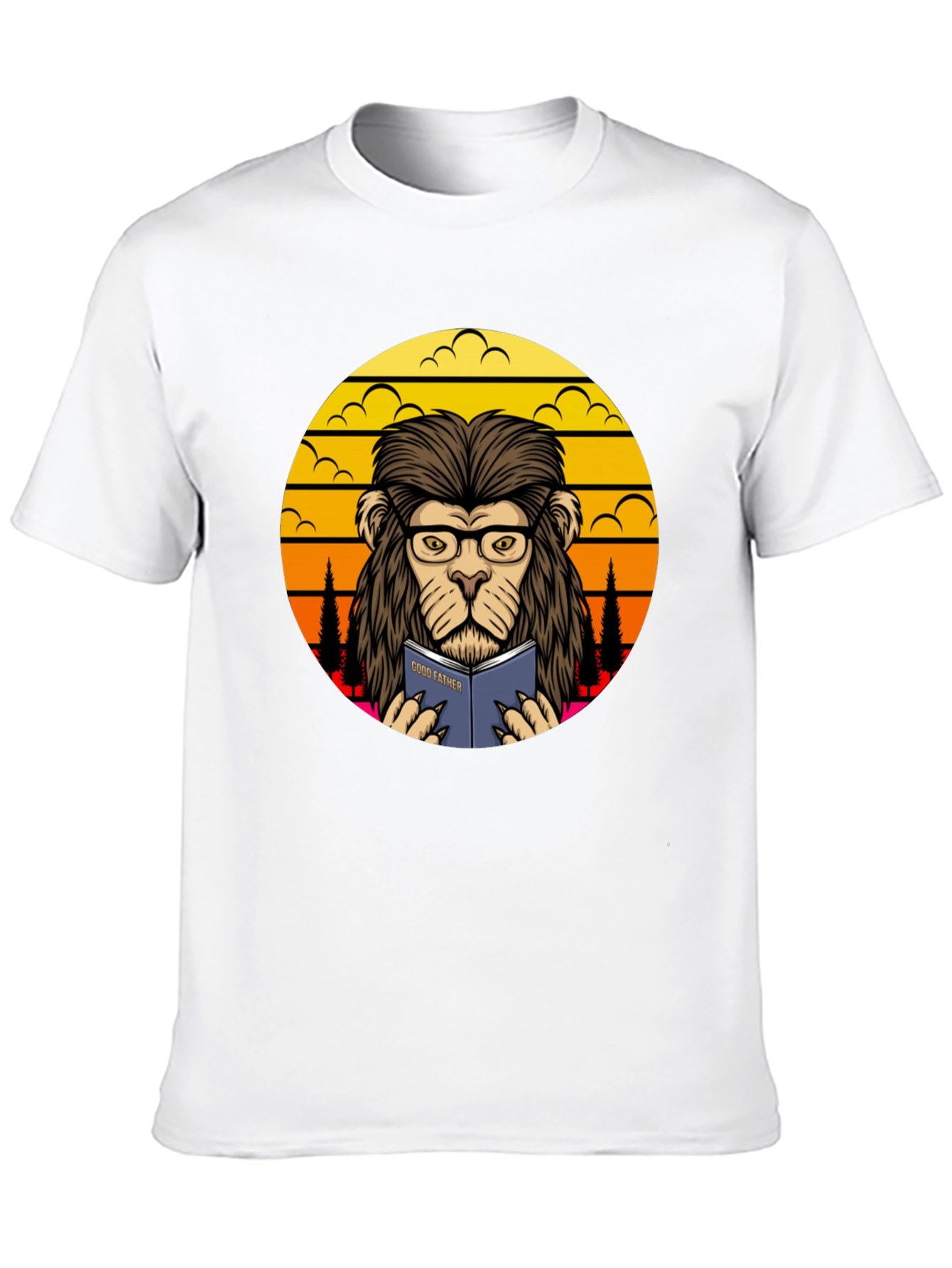 Lion Godfather Book T-Shirt