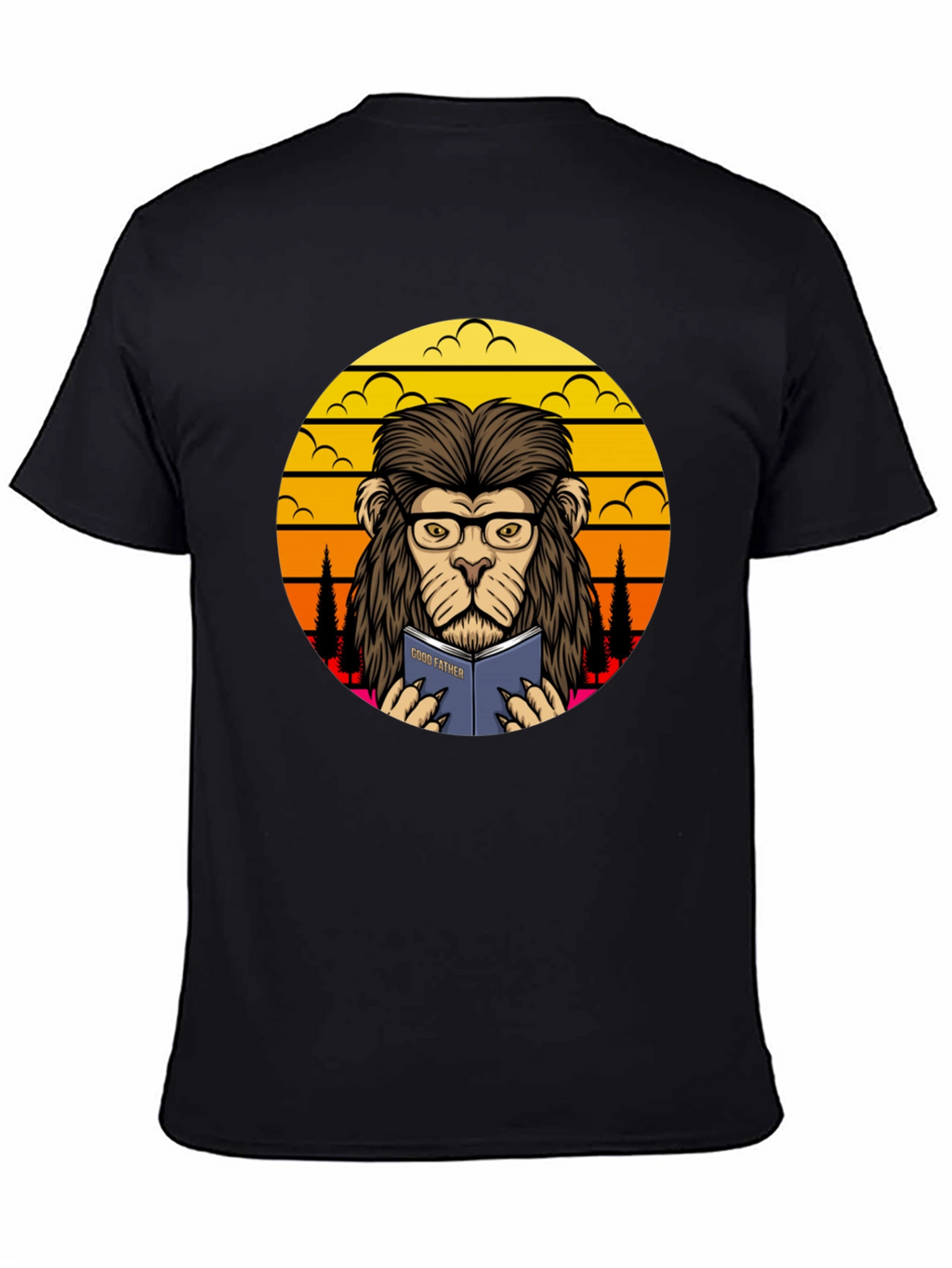 Lion Godfather Book T-Shirt