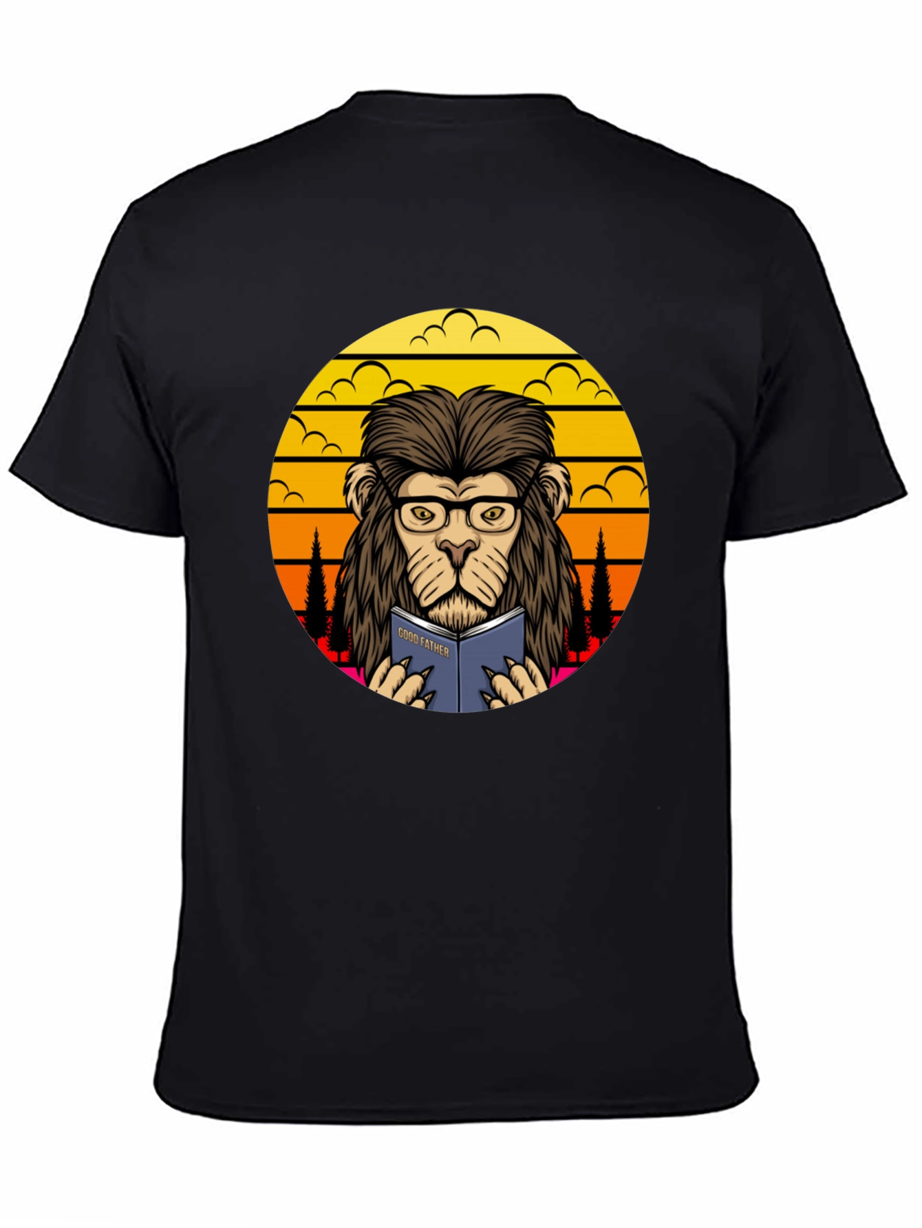 Lion Godfather Book T-Shirt