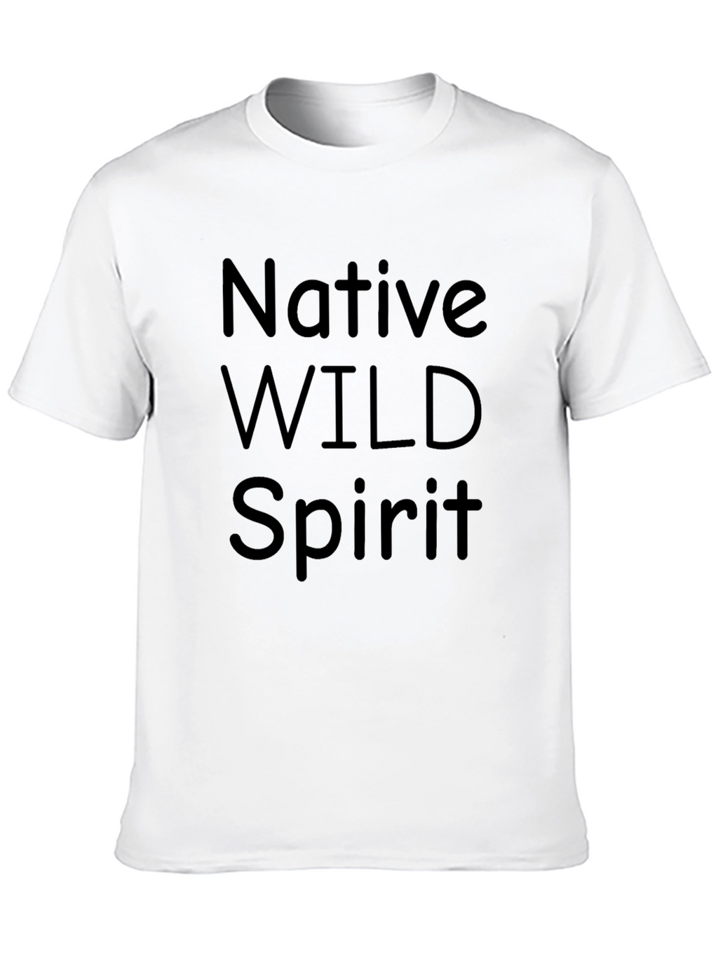 Native Wild Spirit Black T-Shirt