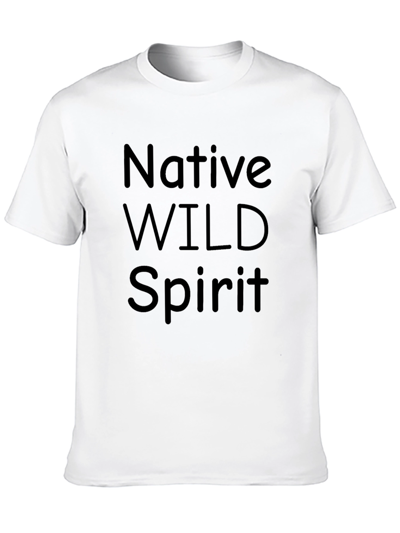 Native Wild Spirit Black T-Shirt