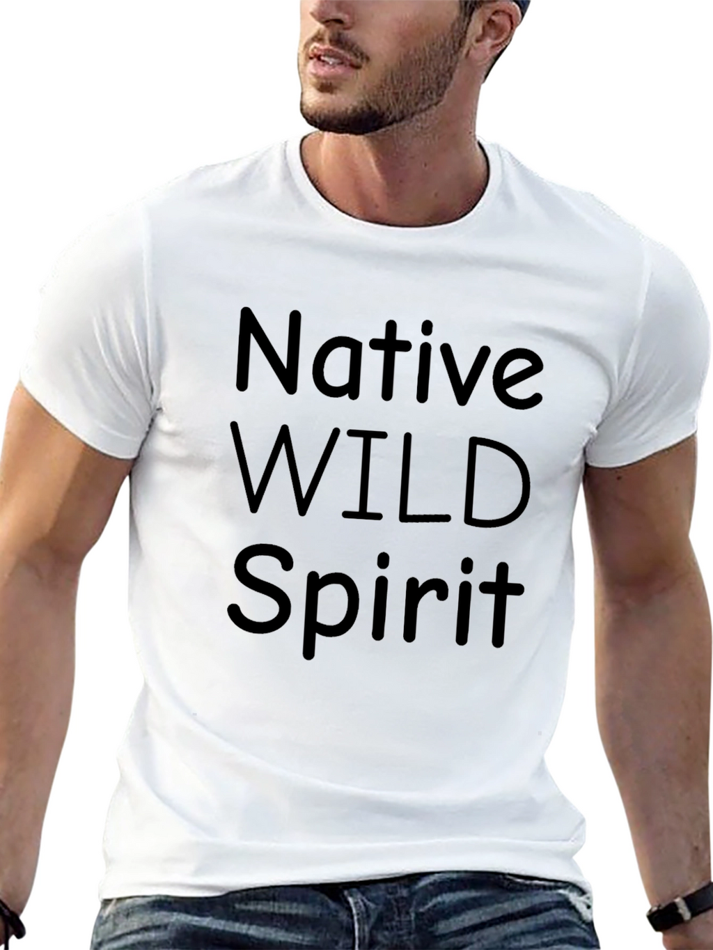 Native Wild Spirit Black T-Shirt