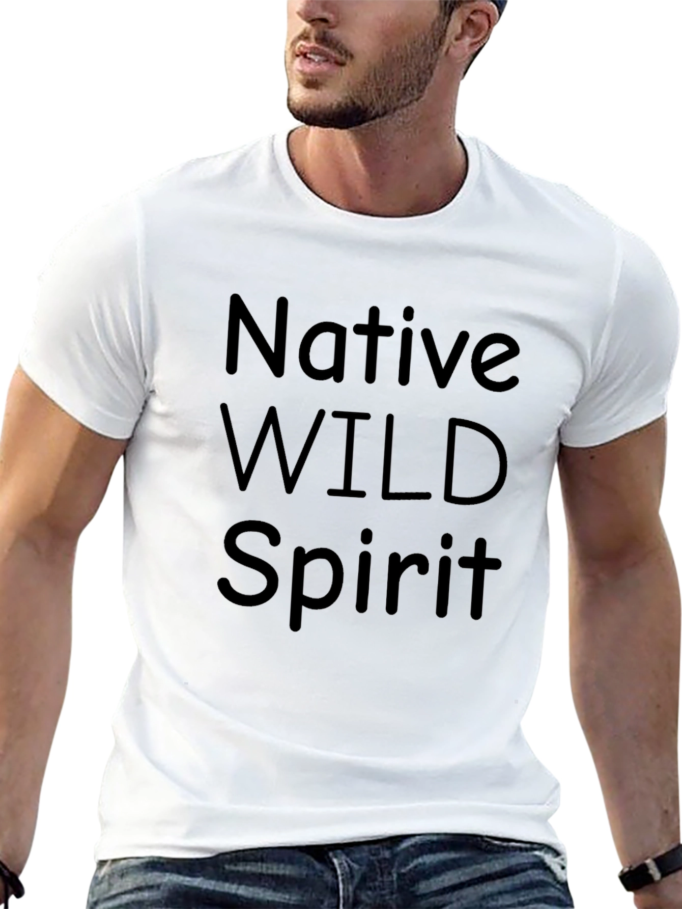 Native Wild Spirit Black T-Shirt