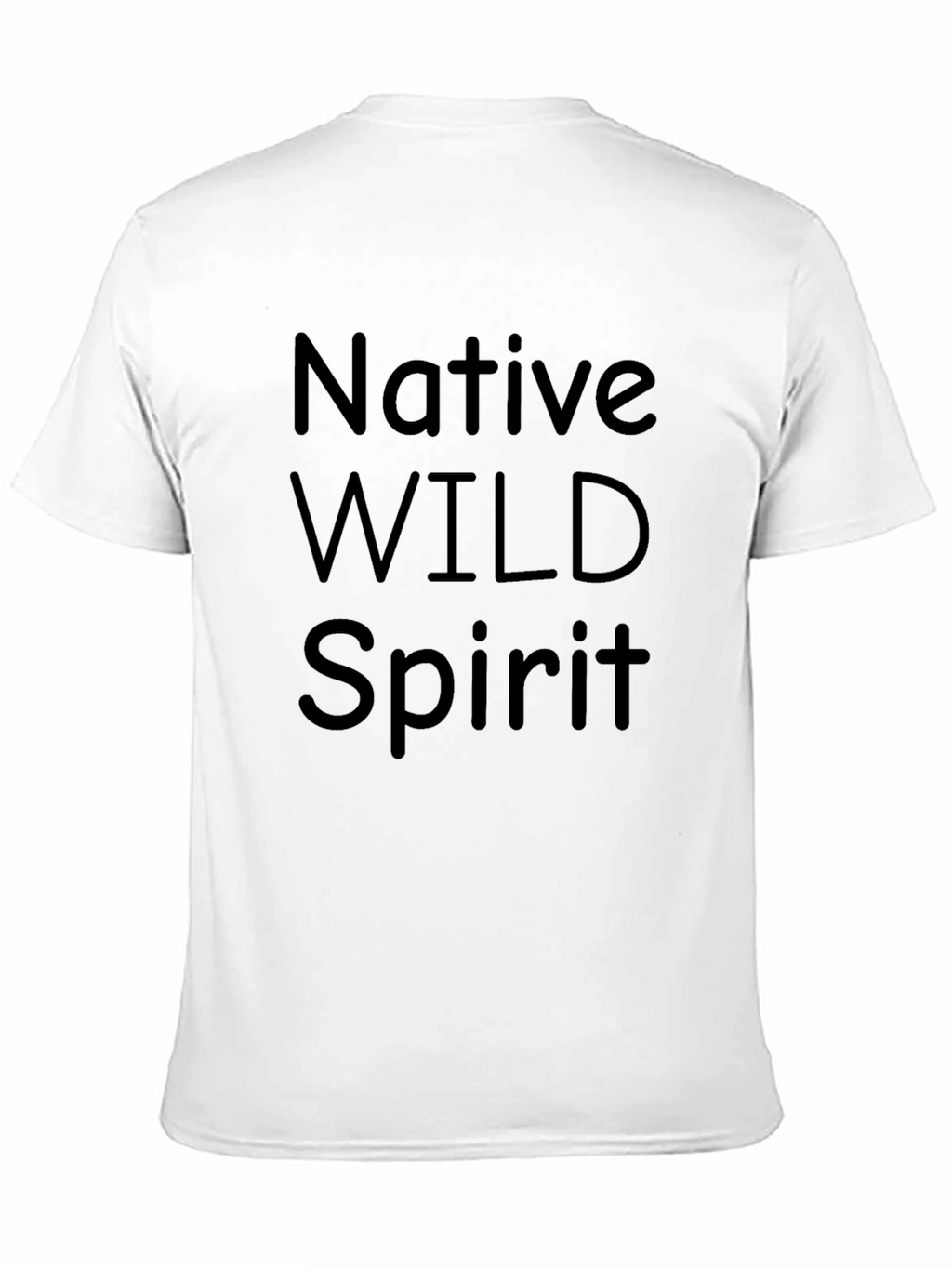 Native Wild Spirit Black T-Shirt