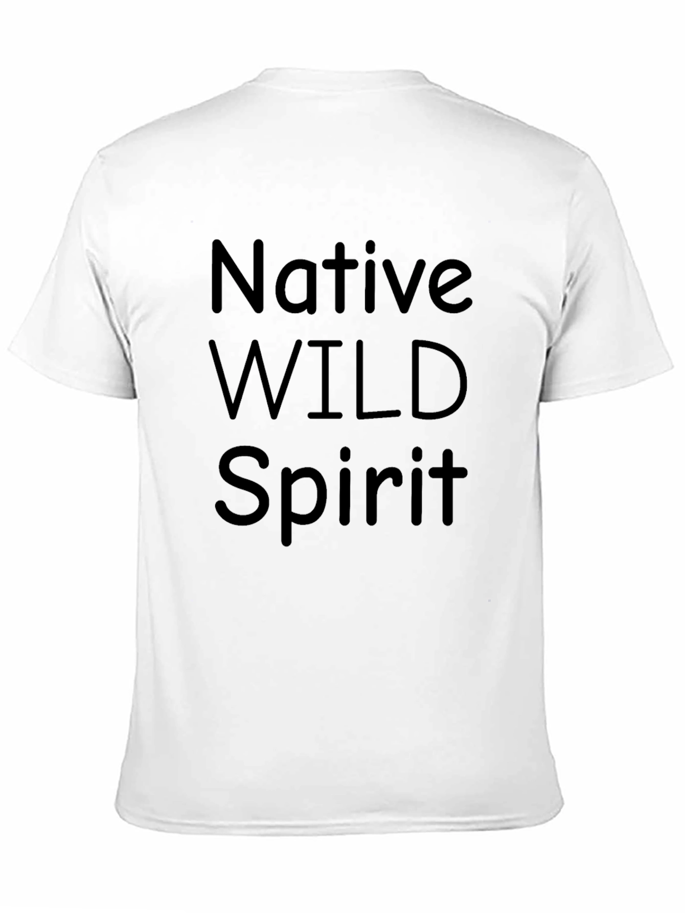 Native Wild Spirit Black T-Shirt