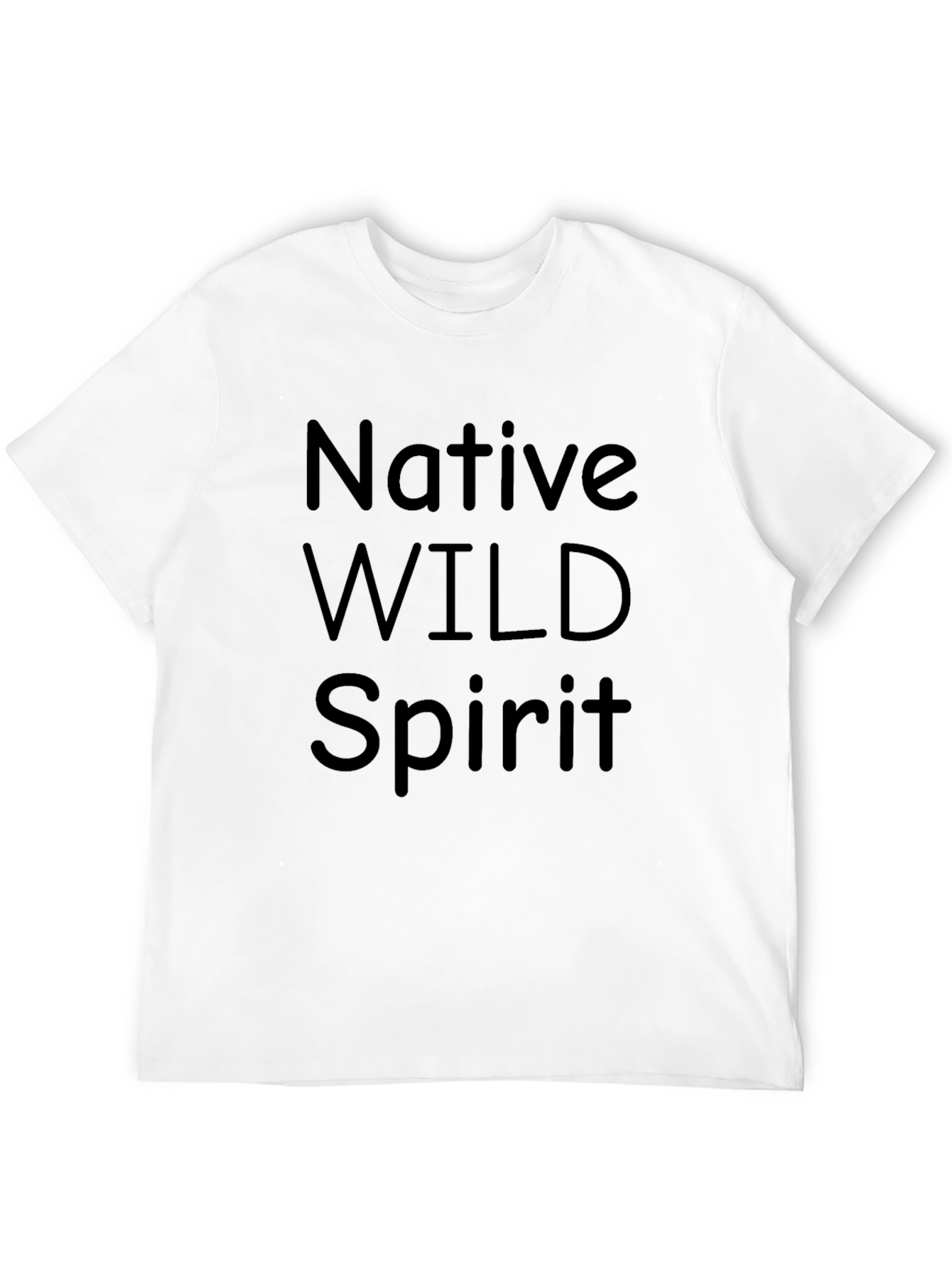 Native Wild Spirit Black T-Shirt