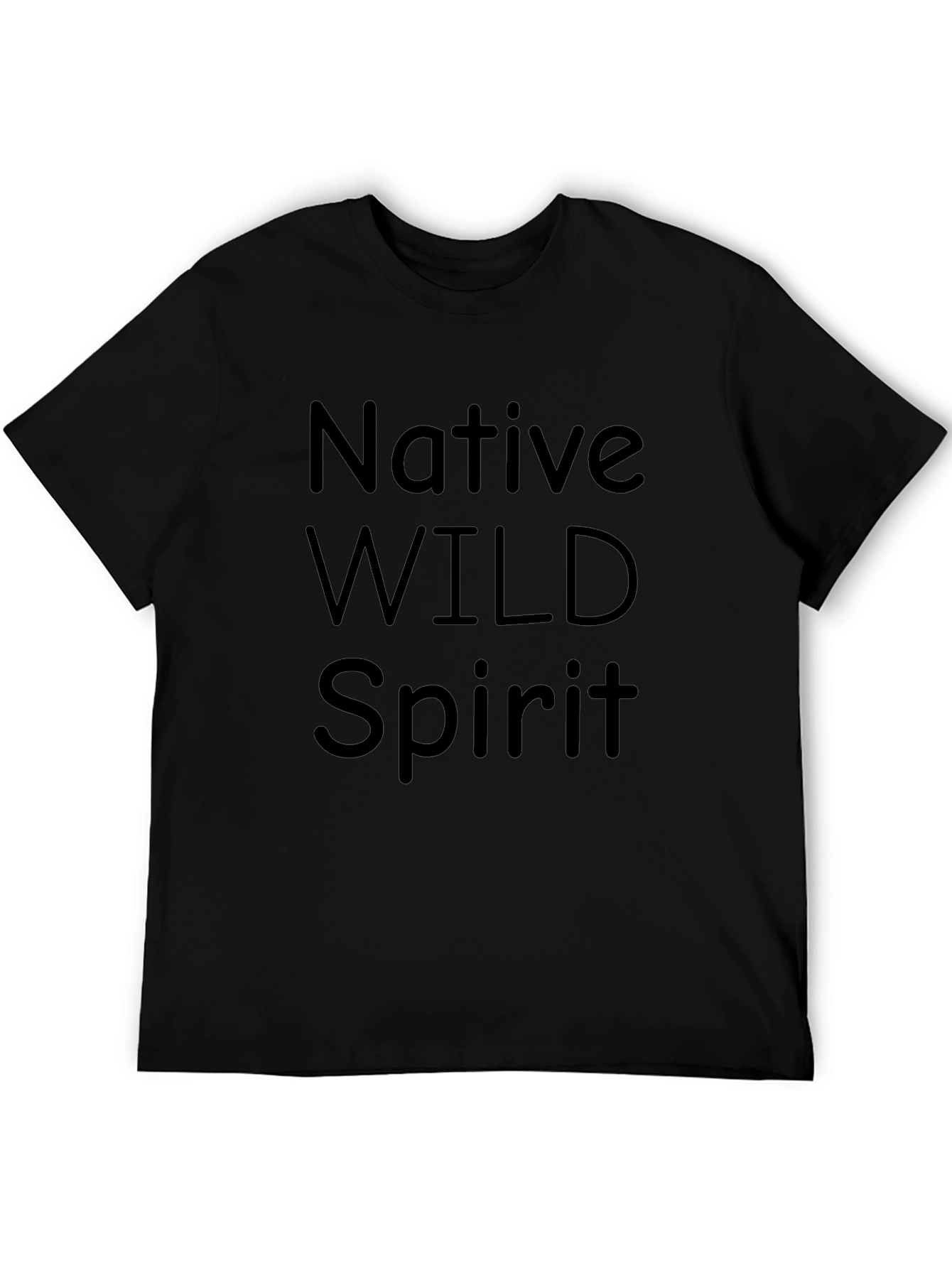 Native Wild Spirit Black T-Shirt