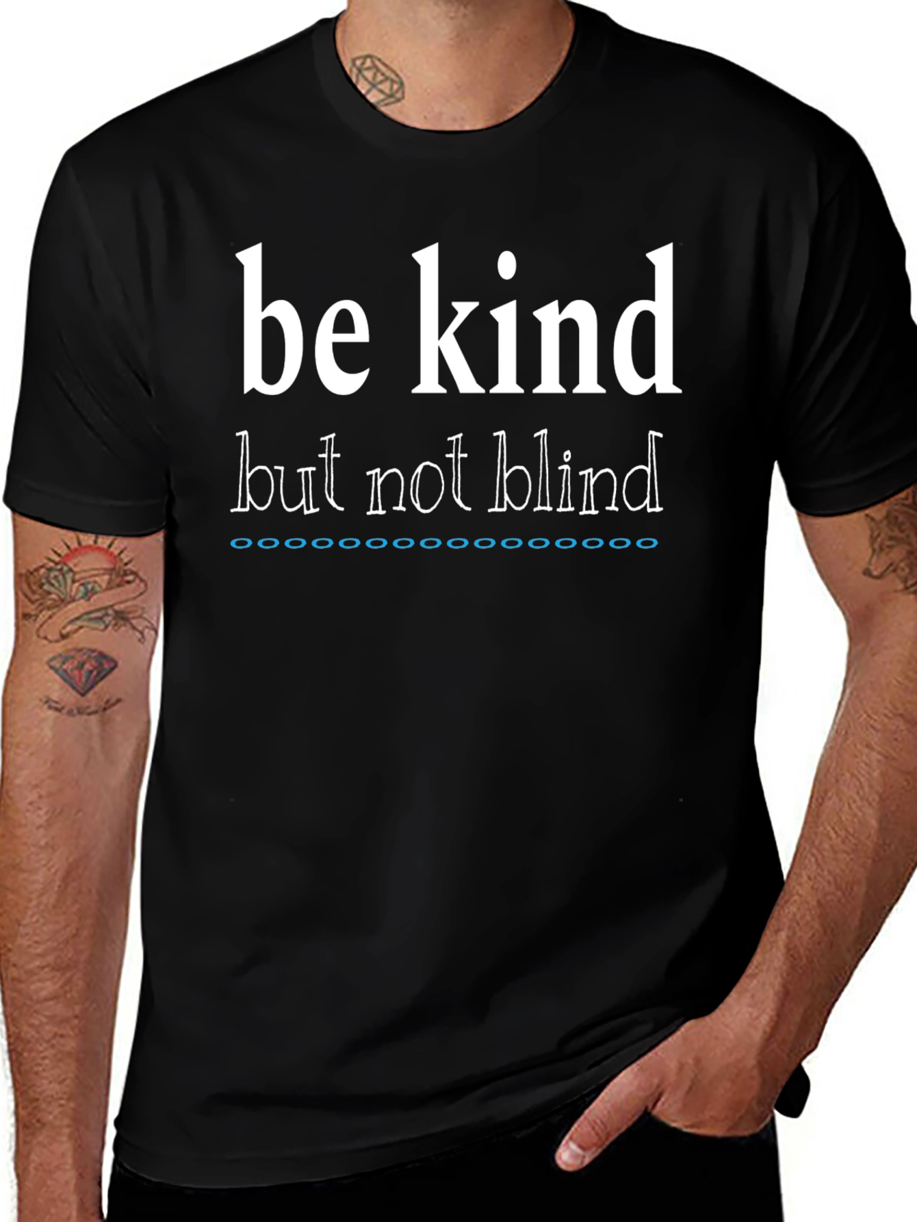 Be Kind But Not Blind Graphic Tee