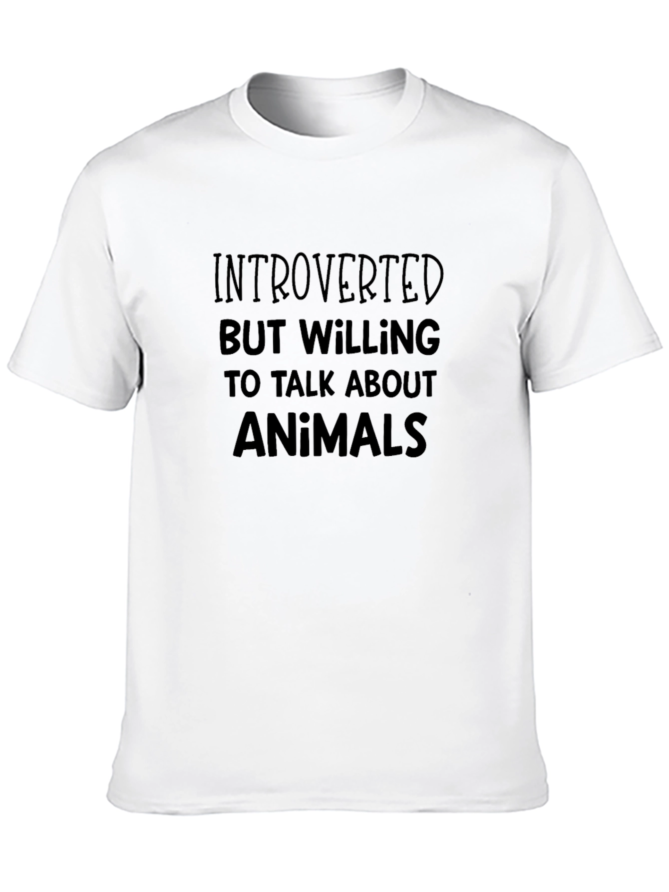 Introverted Animal Lover T-Shirt