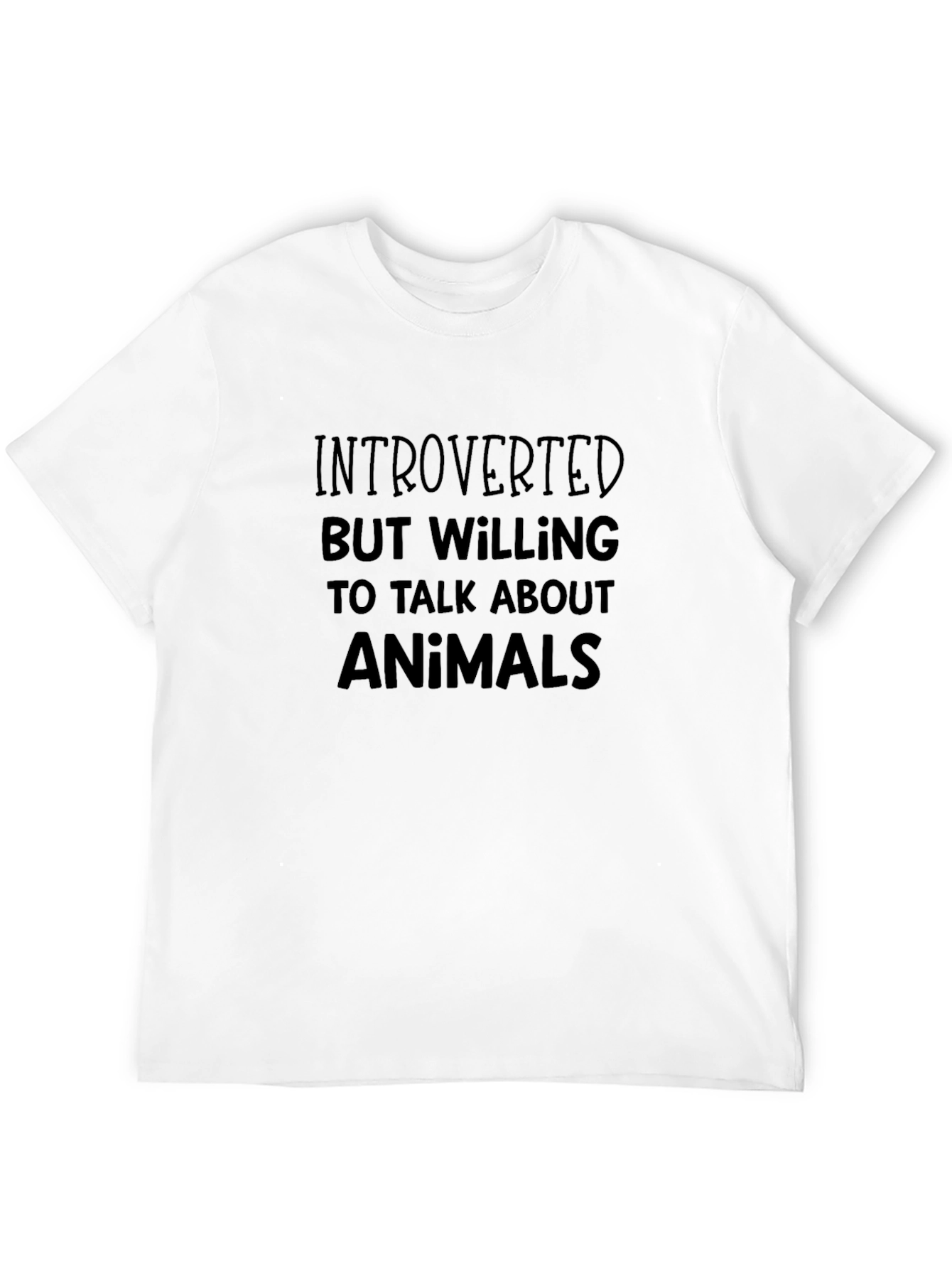 Introverted Animal Lover T-Shirt