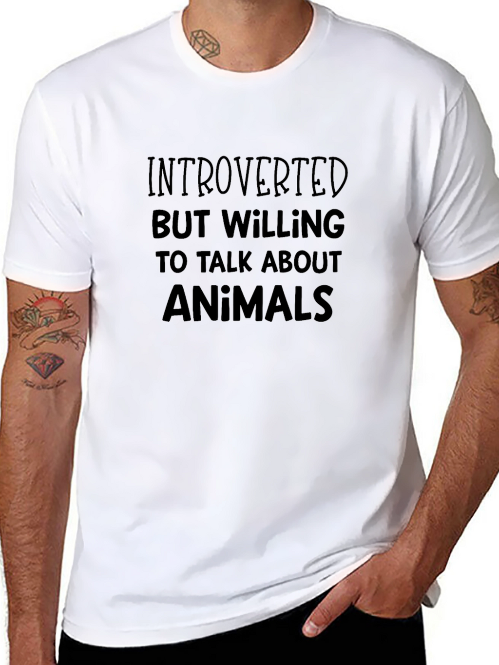 Introverted Animal Lover T-Shirt