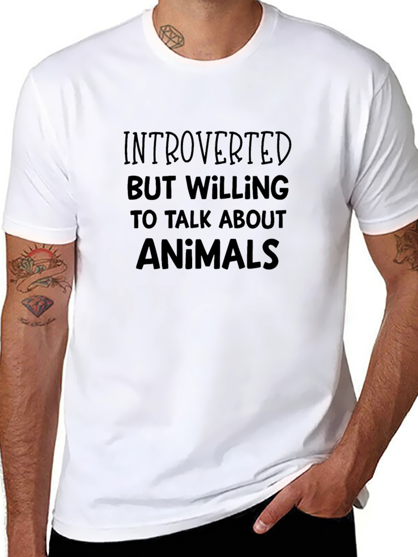 Introverted Animal Lover T-Shirt