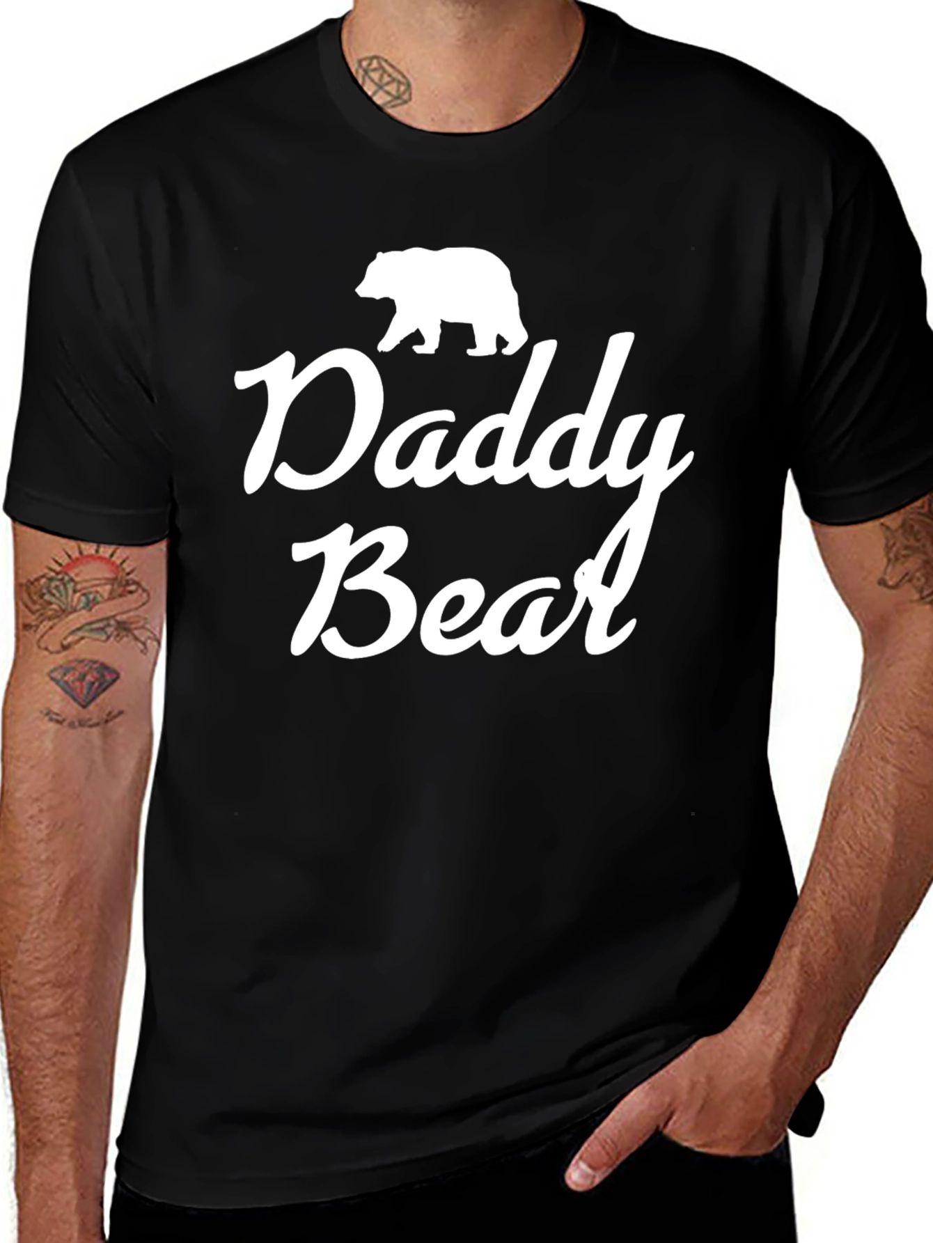 Daddy Bear Graphic T-Shirt - Fathers Day Gift