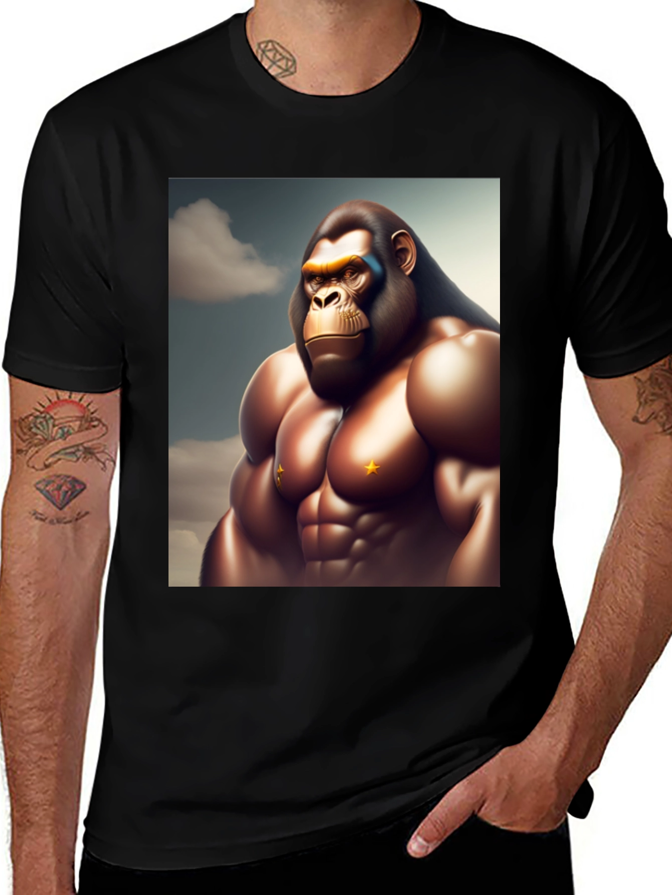 Muscle Ape T-Shirt: King Kong Style!