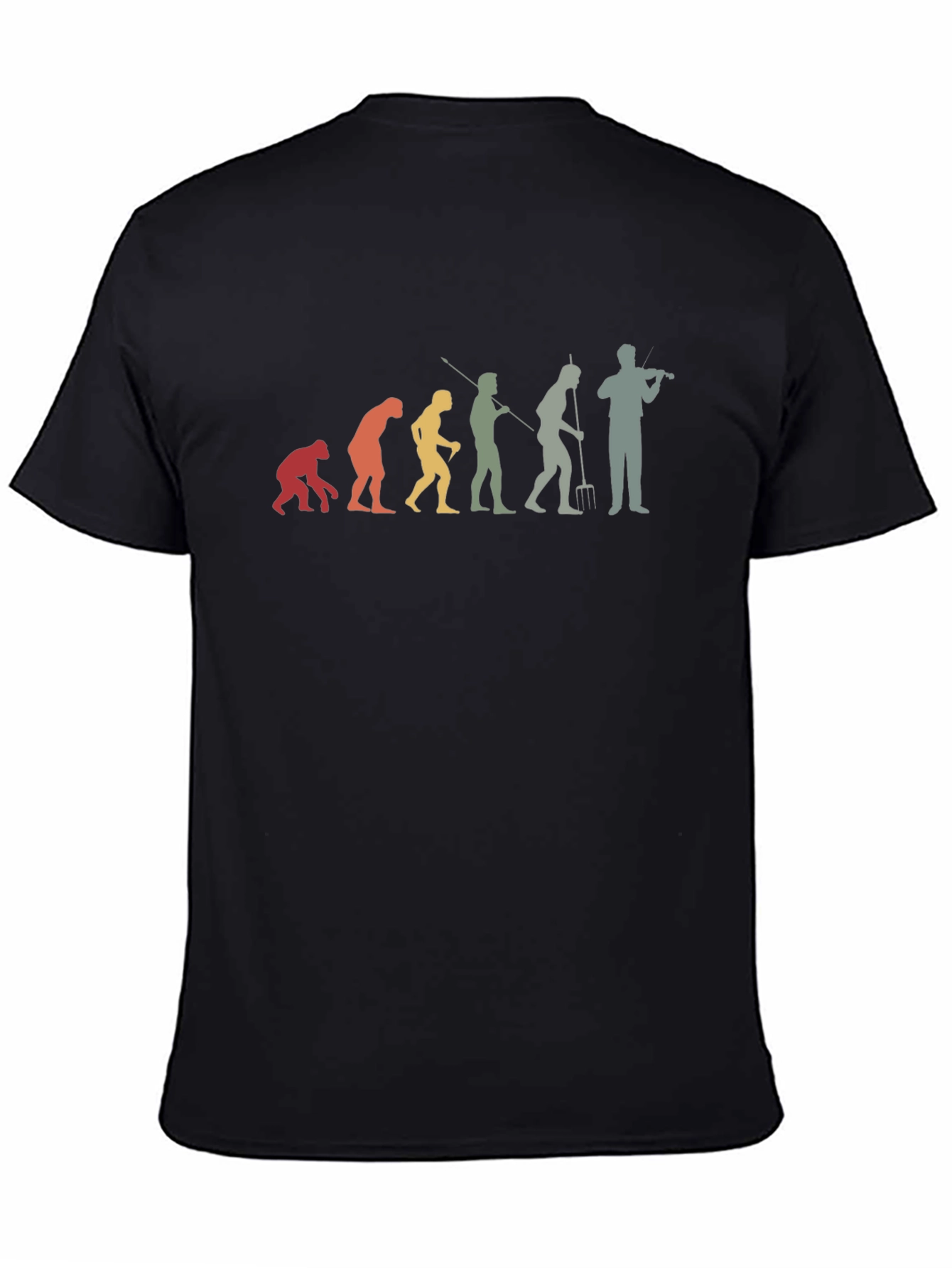 Evolution of Fiddler Funny Music T-Shirt