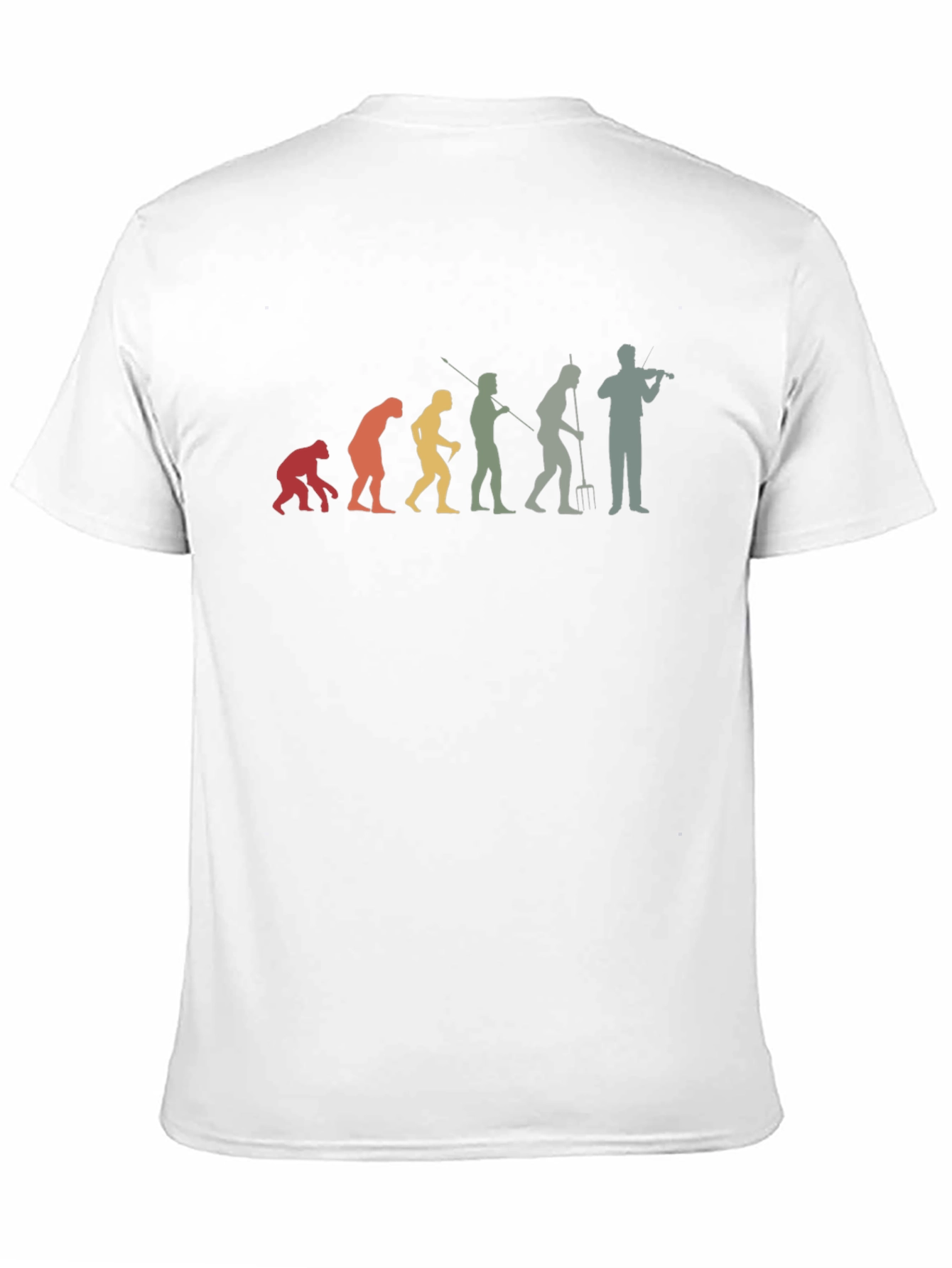 Evolution of Fiddler Funny Music T-Shirt