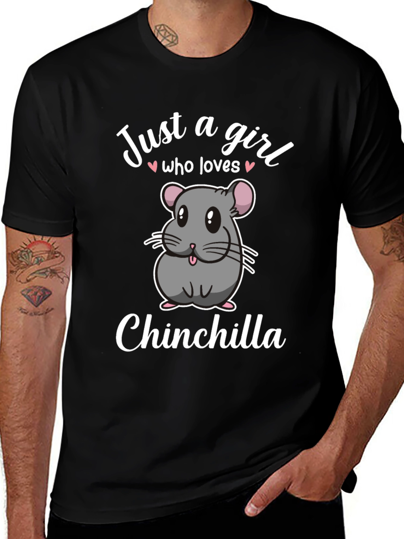 Just a Girl Who Loves Chinchillas T-Shirt