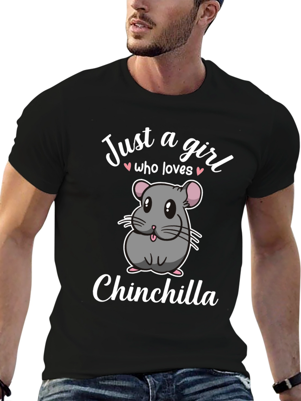 Just a Girl Who Loves Chinchillas T-Shirt