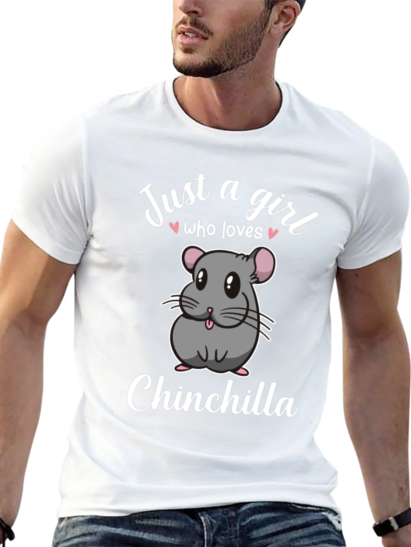 Just a Girl Who Loves Chinchillas T-Shirt