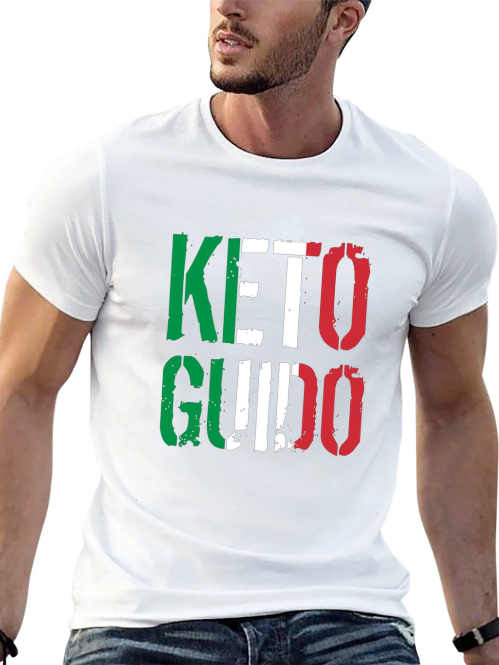 Keto Guido Italian Flag T-Shirt