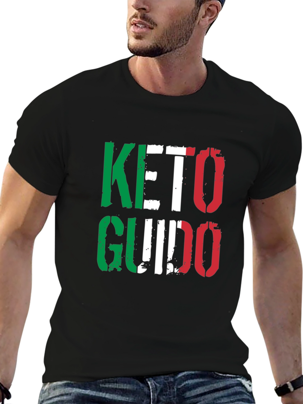 Keto Guido Italian Flag T-Shirt