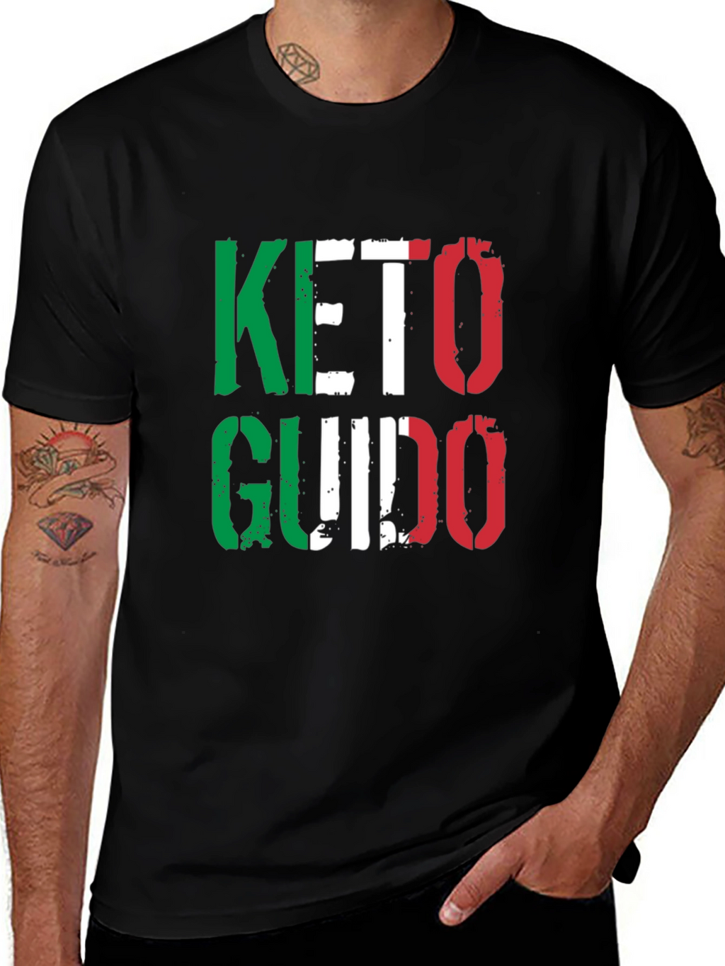 Keto Guido Italian Flag T-Shirt