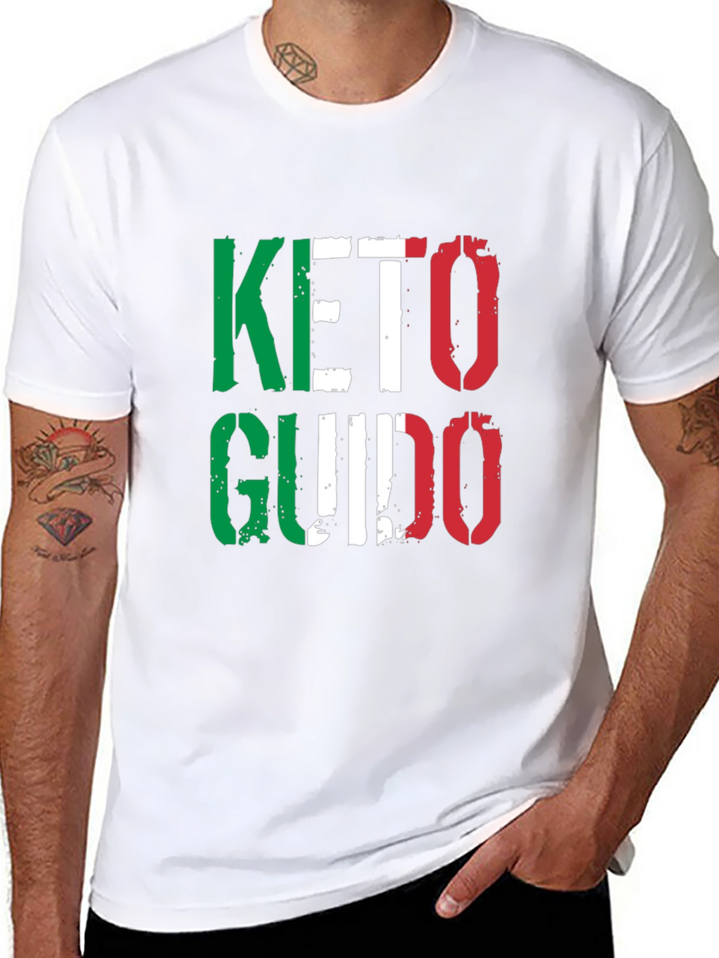 Keto Guido Italian Flag T-Shirt