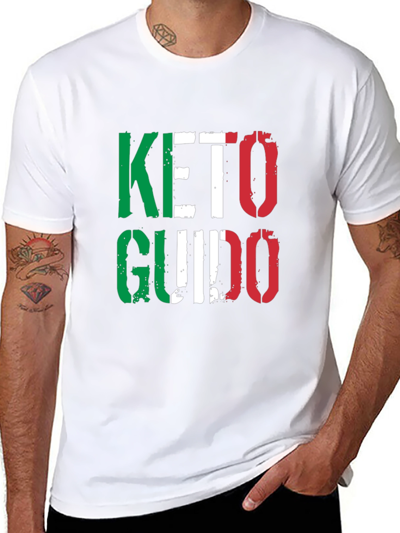 Keto Guido Italian Flag T-Shirt