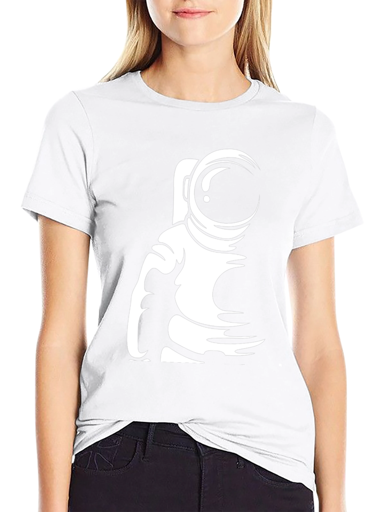 Astronaut Graphic Black T-Shirt