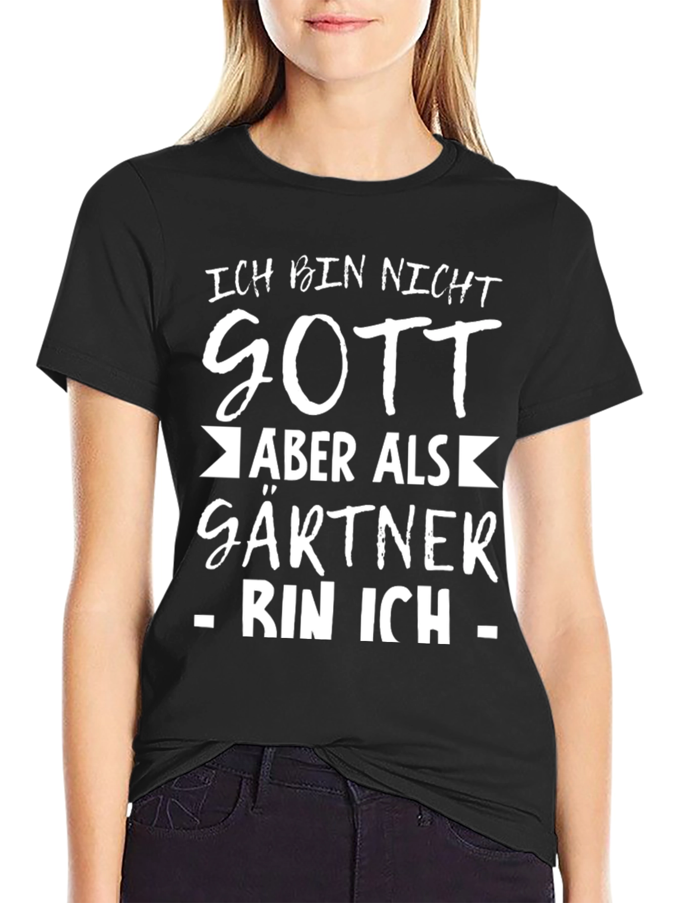 Gardener T-Shirt - Ich Bin Nicht Gott Aber Als Gartner