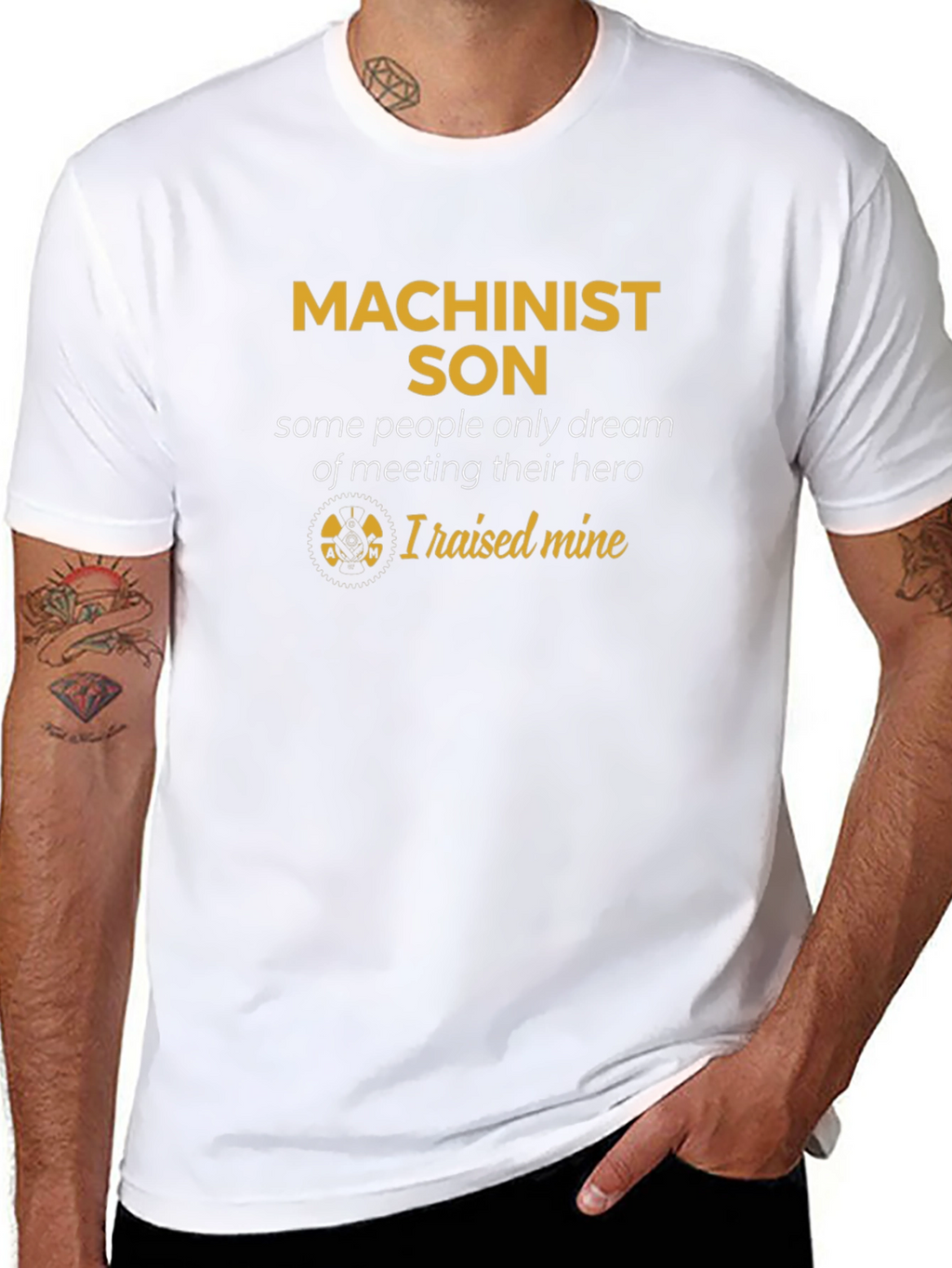 Machinist Son T-Shirt - Hero Dad Apparel