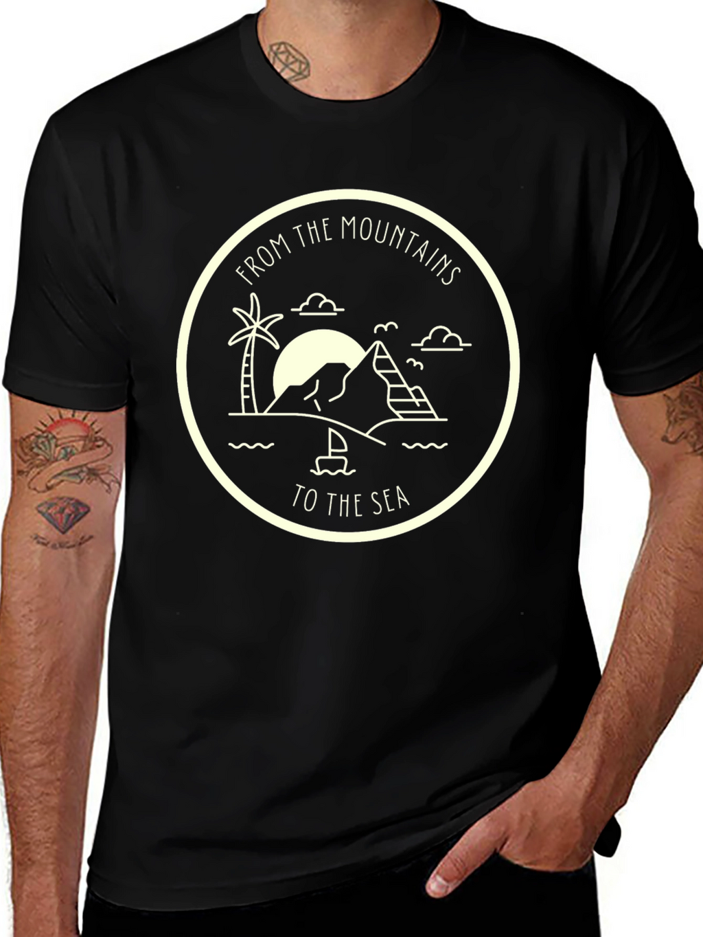 Mountains to Sea Graphic Tee